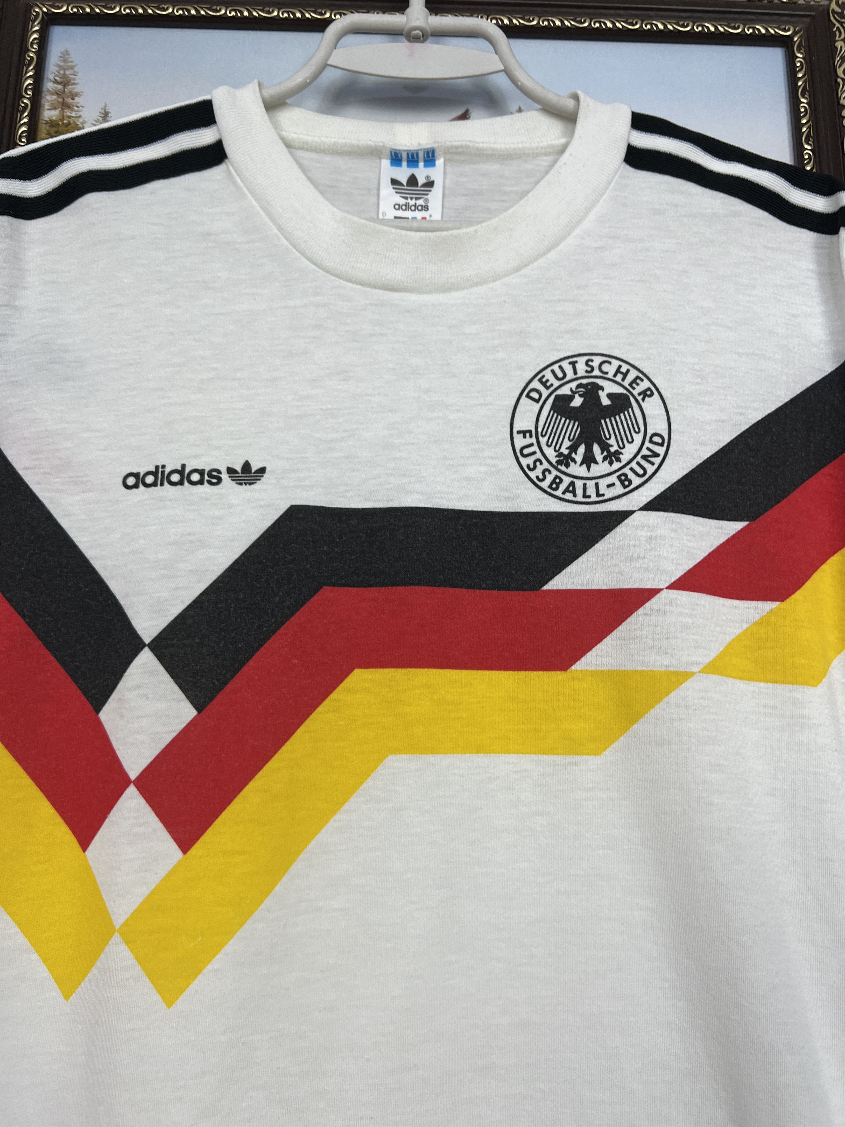 Adidas Vintage 90's Adidas Germany Football Shirt Soccer Jersey Size US M / EU 48-50 / 2 - 3 Thumbnail