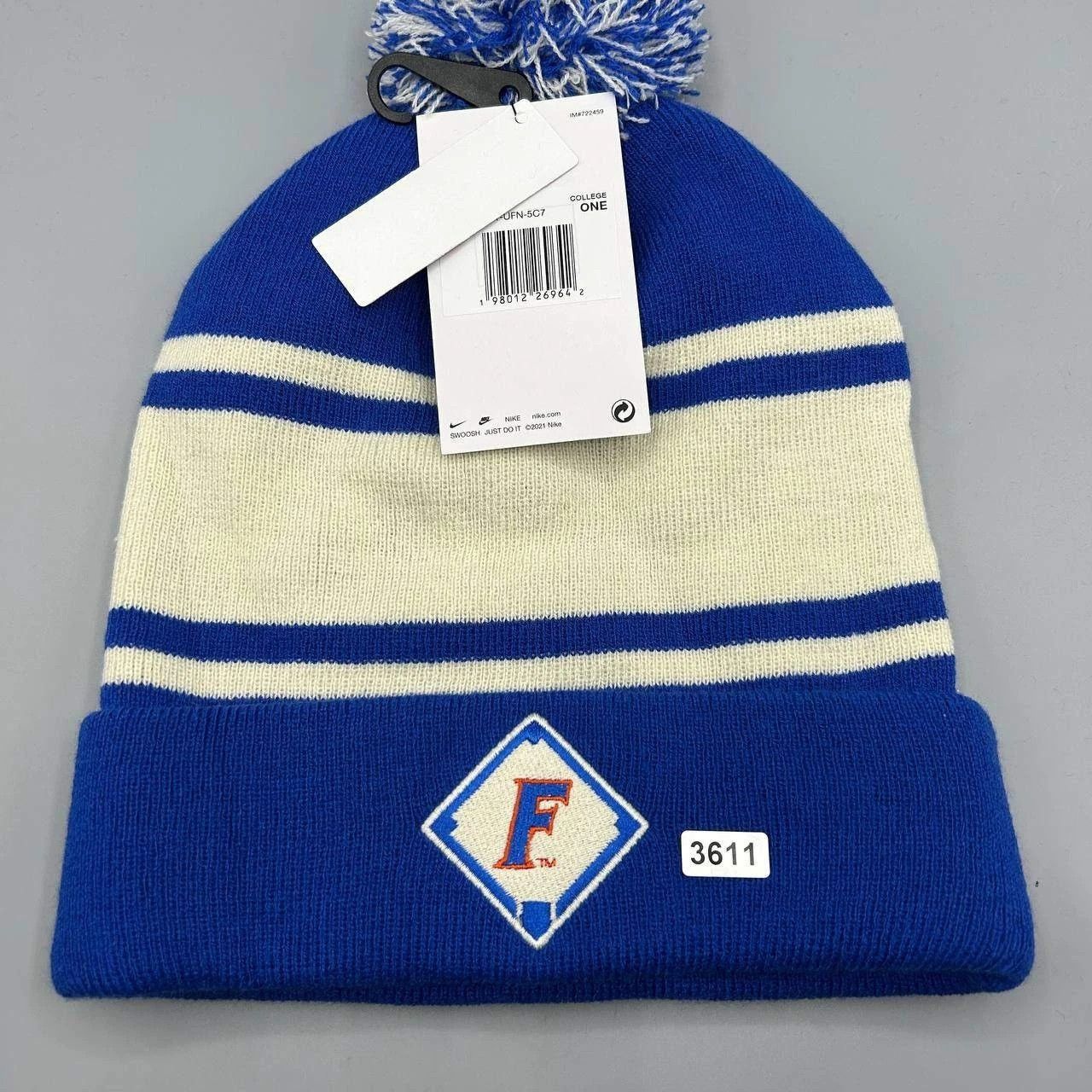 Nike Florida Gators x Nike Hat Men Cuffed Beanie Pom Pom Cap New Size ONE SIZE - 4 Thumbnail
