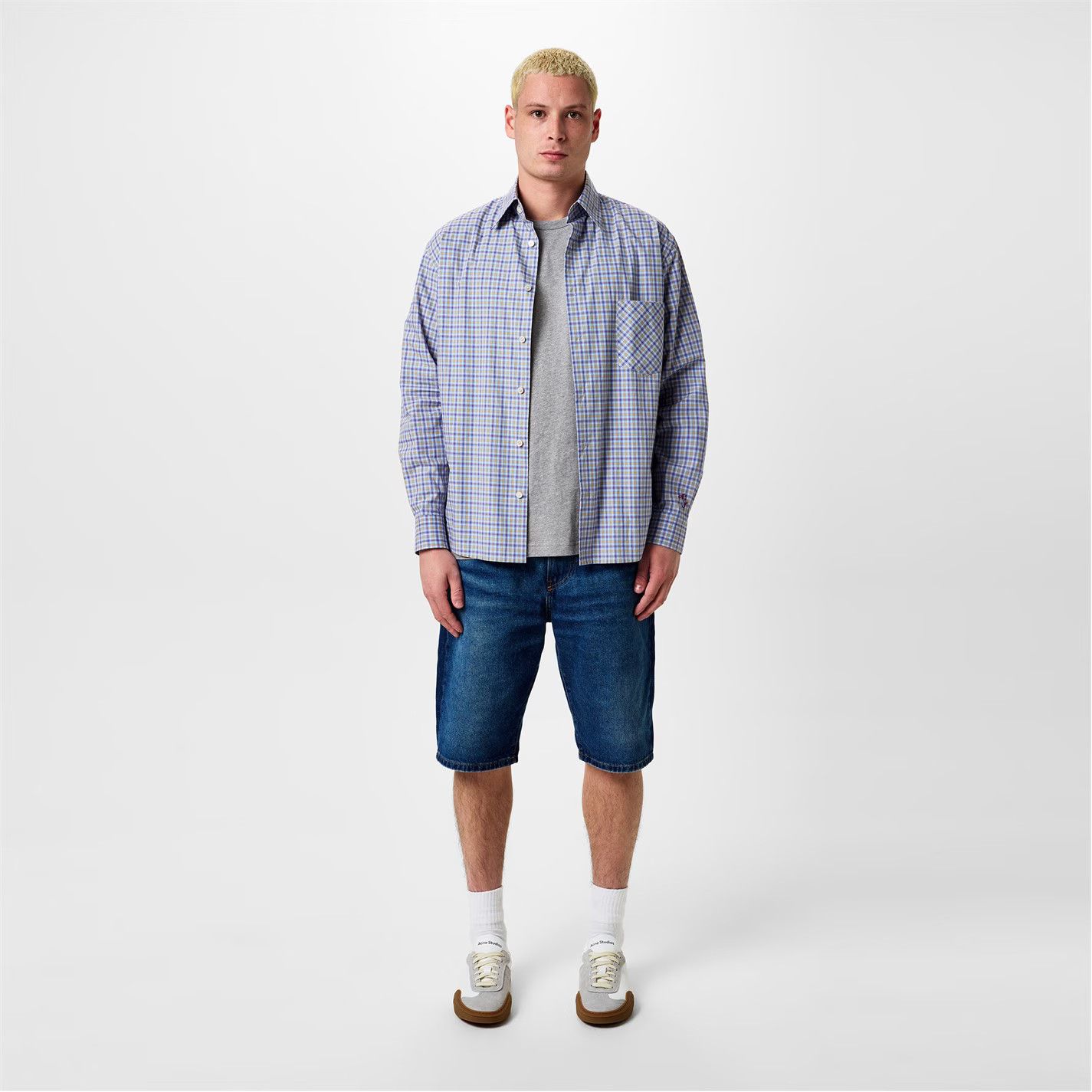 Acne Studios o1g2r1mq0825 Long Sleeve Shirt in Multicolor Size US XS / EU 42 / 0 - 5 Thumbnail