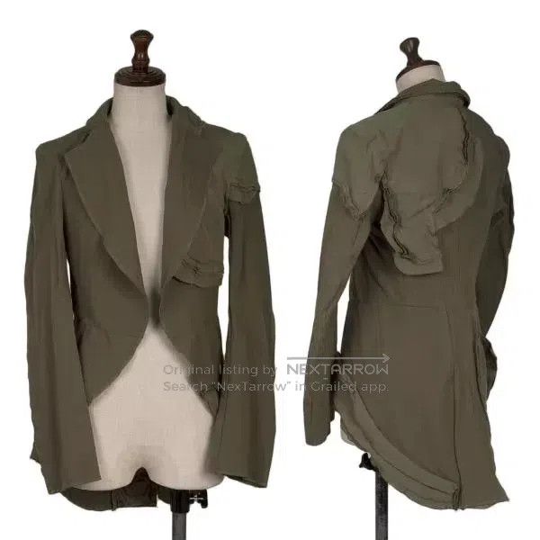Comme des Garcons Comme des Garcons Olive green vintage design swallowtail t Size S / US 4 / IT 40 - 1 Thumbnail