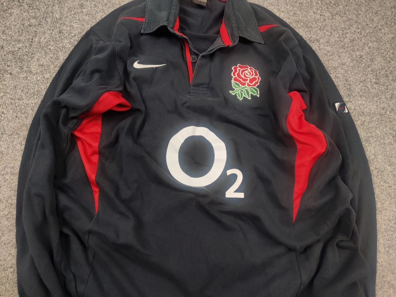 Nike Vintage Nike England Rugby League Jersey O2 Long Sleeve Size US XL / EU 56 / 4 - 5 Thumbnail