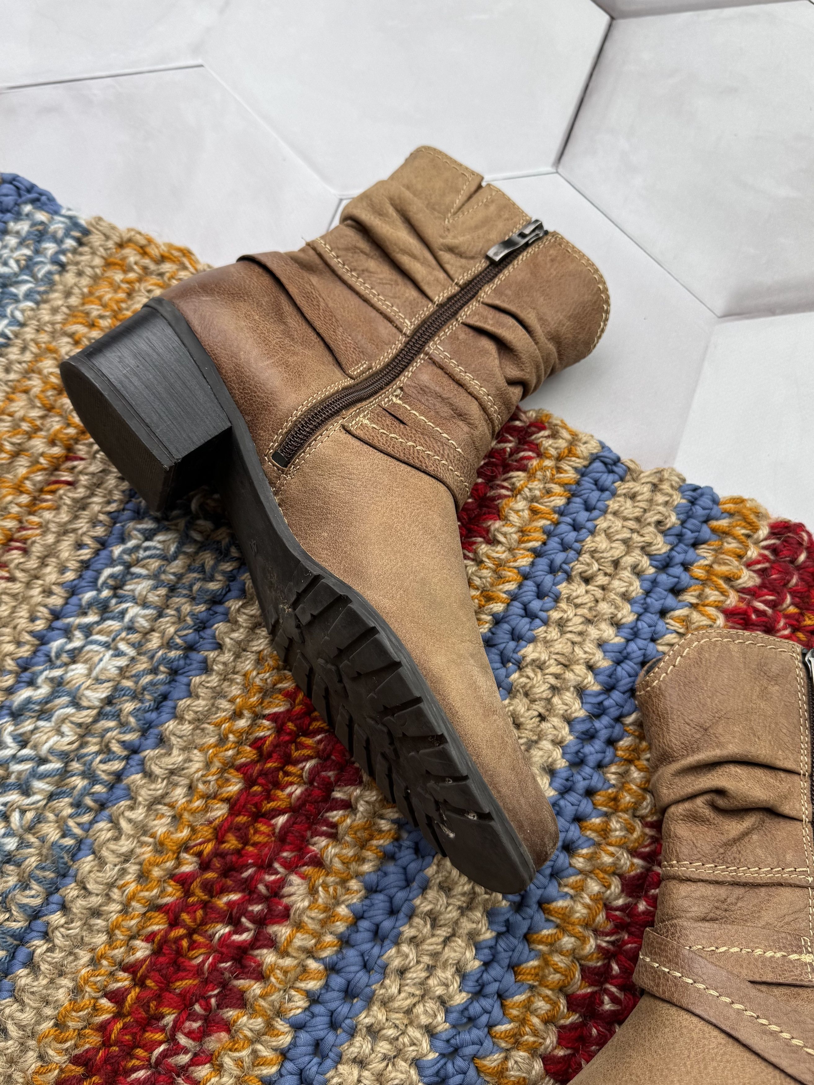 If Six Was Nine Vintage Leather Boots With Straps(E4) Size US 7.5 / EU 40-41 - 5 Thumbnail