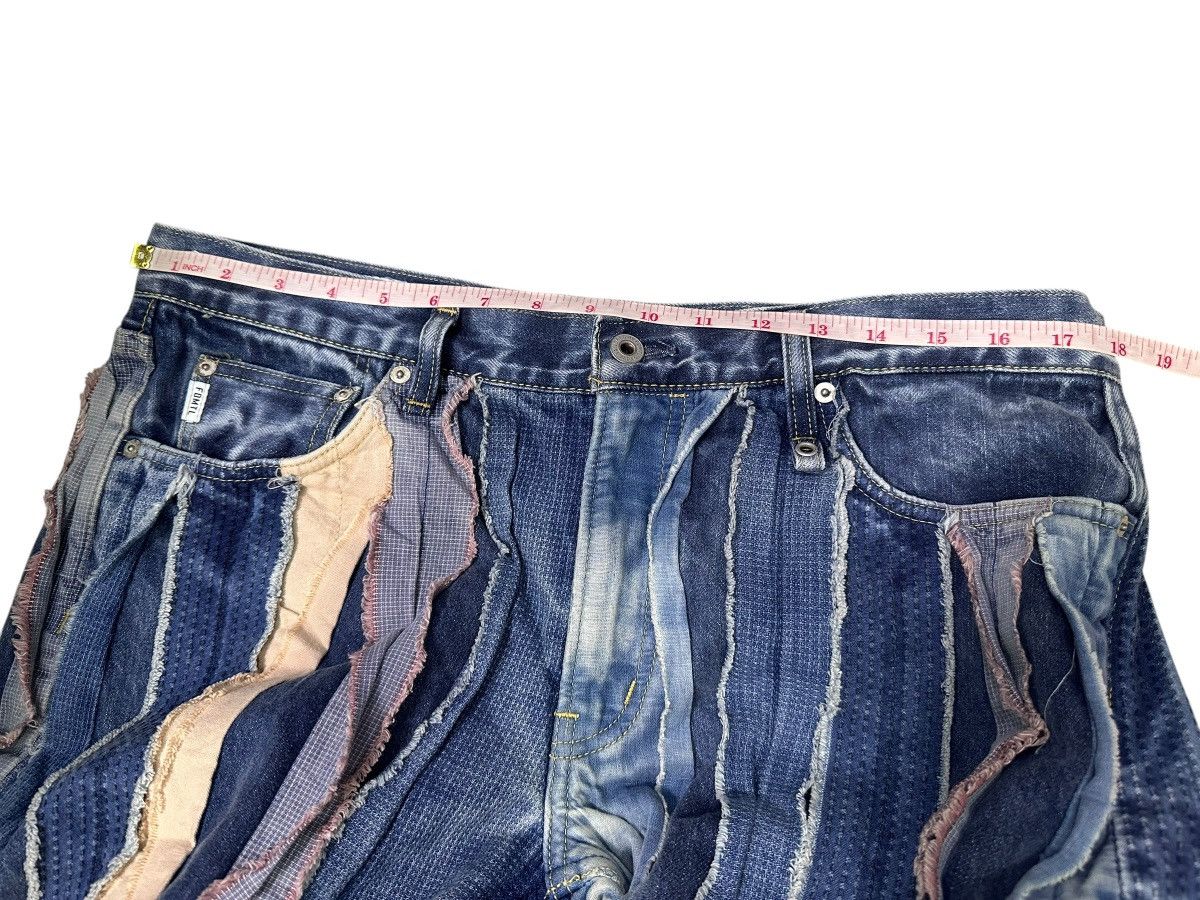FDMTL FDMTL | Strip Patch Slimfit Selvedge Jeans Size US 35 - 10 Thumbnail