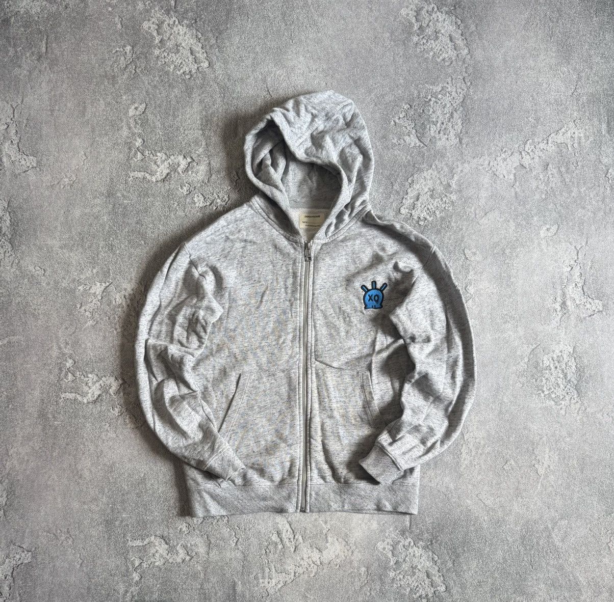Zadig & Voltaire Zadig & Voltaire S biglogo “Artist Wanted” hoodie zip jumper Size S / US 4 / IT 40 - 1 Thumbnail