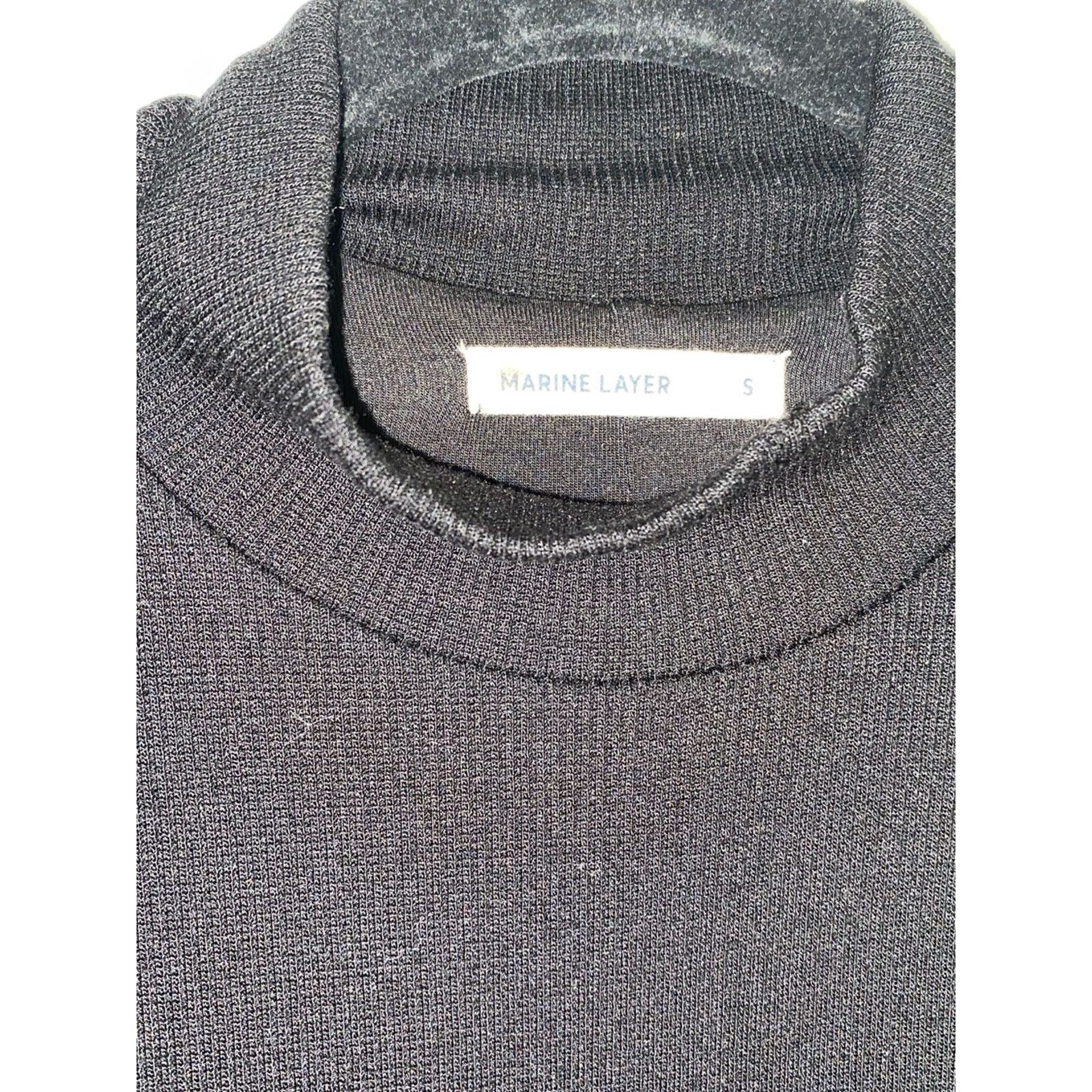 Marine Layer MARINE LAYER Lexi Rib Mock Neck Short Sleeve Dress Small Size S / US 4 / IT 40 - 9 Thumbnail