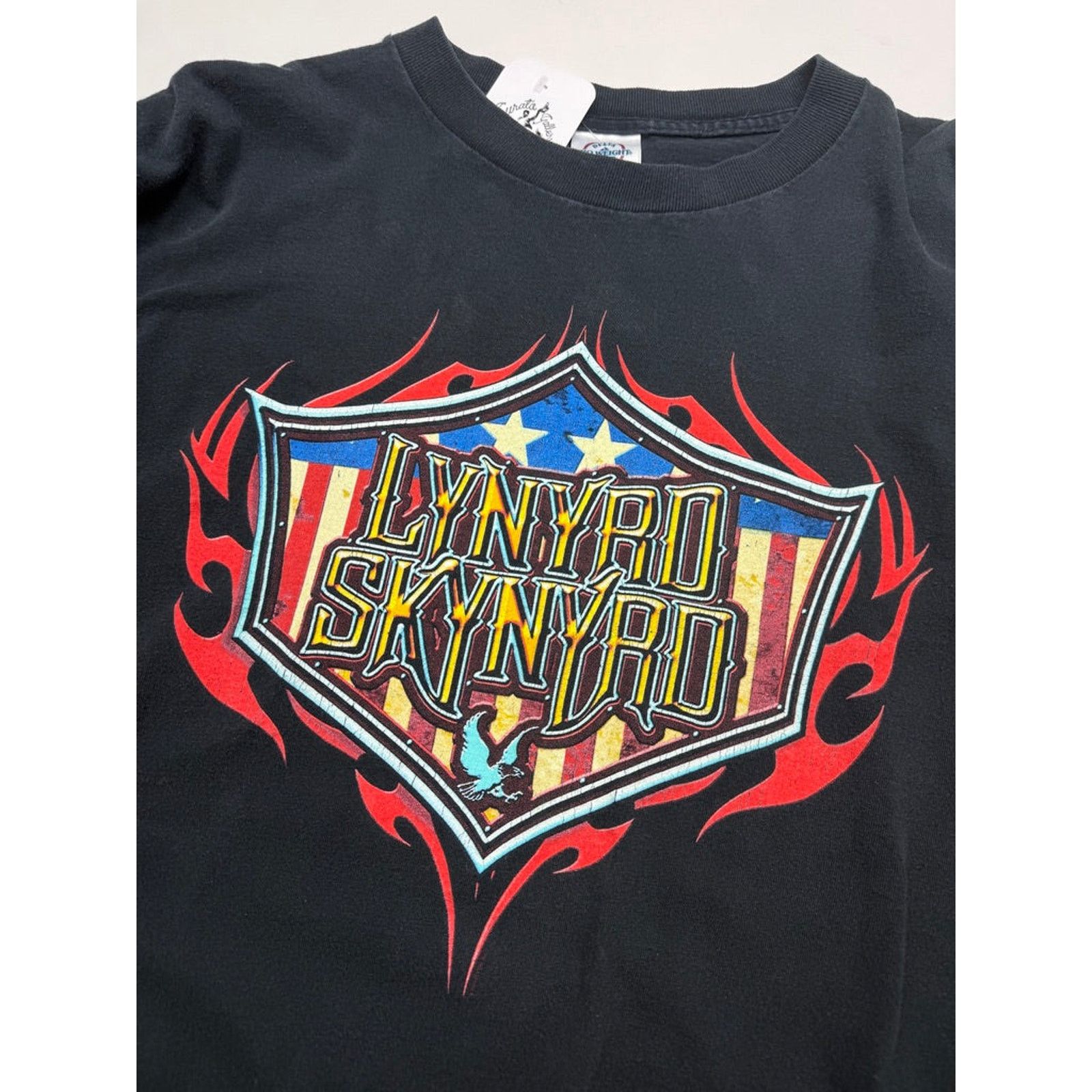 Vintage Vintage Lynrd Skynyrd Flames Tribal Free Bird Music XL Size US XL / EU 56 / 4 - 4 Thumbnail