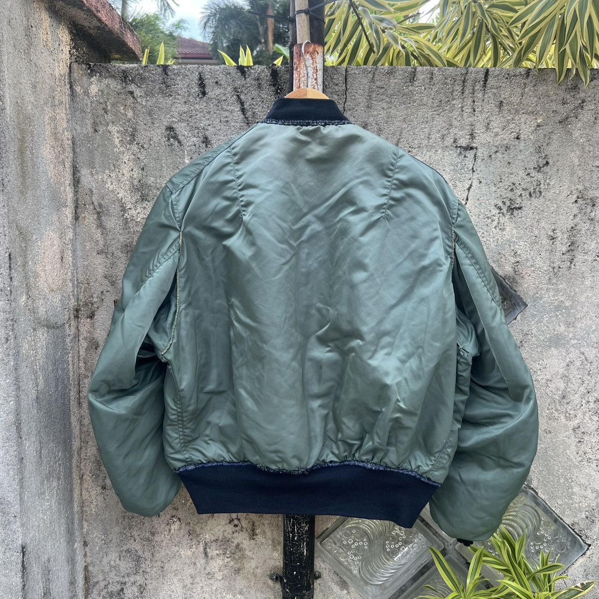 Alpha Industries "VINTAGE" ALPHA INDUSTRIES TRASHED MA-1 BOMBER JACKET Size US M / EU 48-50 / 2 - 9 Thumbnail