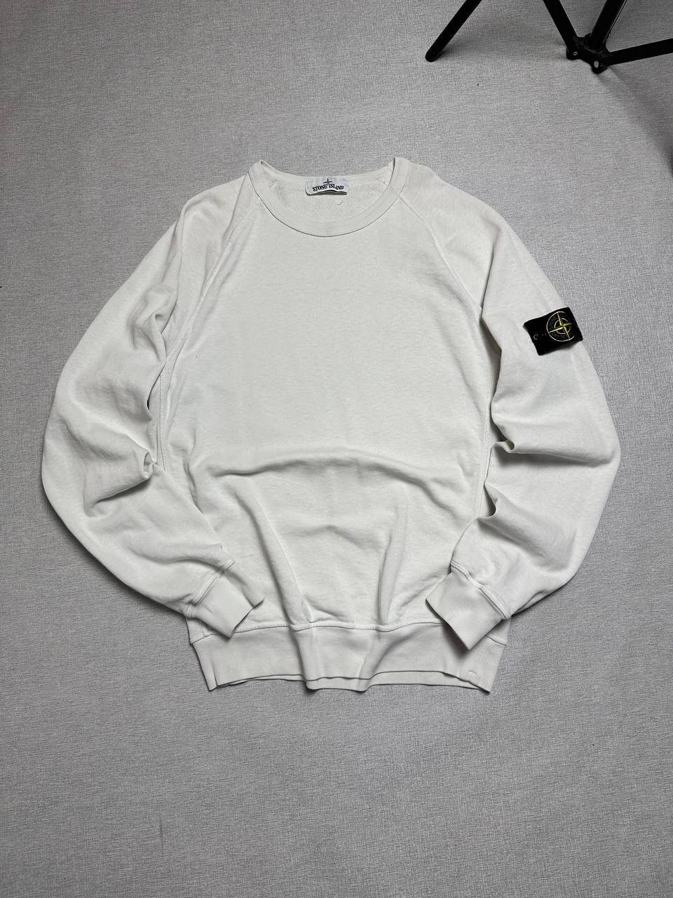 Stone Island Stone Island Crew Neck Sweatshirt WHITE Size M Size US M / EU 48-50 / 2 - 1 Thumbnail