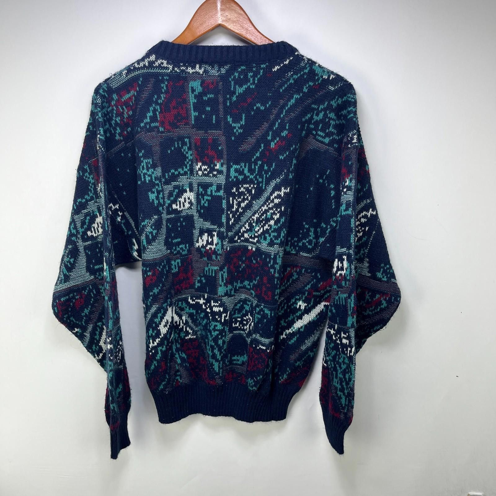Vintage Vintage Coogi Style London Fog Knit Sweater XL 3D Pattern Size US XL / EU 56 / 4 - 8 Thumbnail
