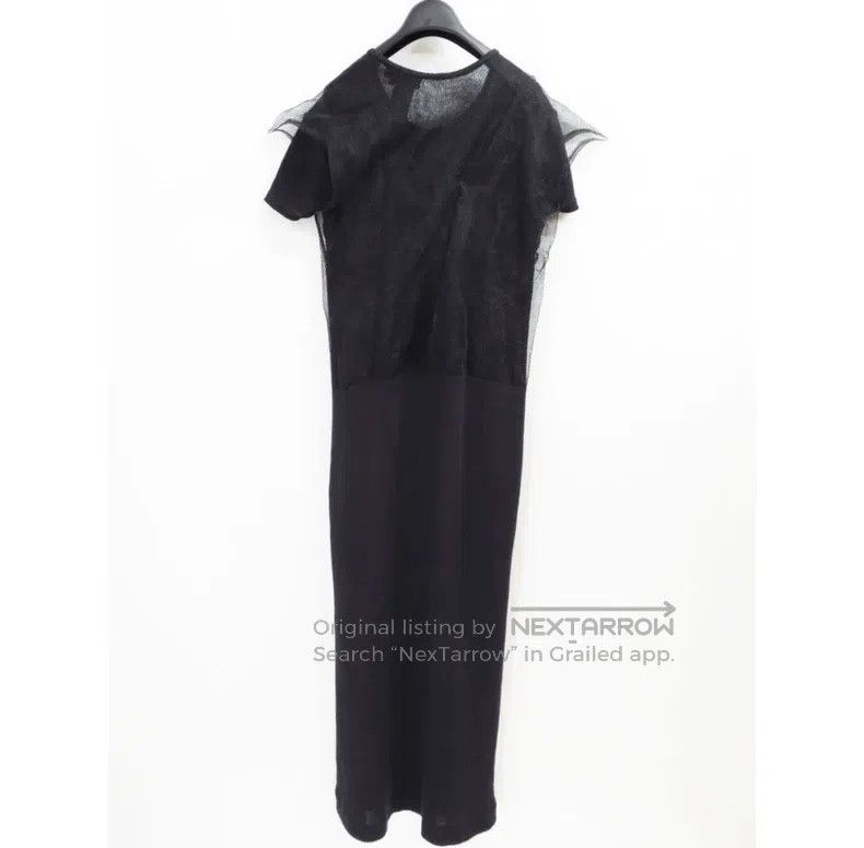 Yohji Yamamoto Yohji Yamamoto 1997ss knit tulle dress Size M / US 6-8 / IT 42-44 - 2 Thumbnail