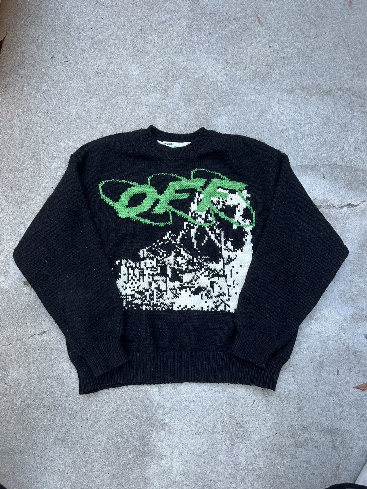 Off-White "Ruined Factory" knit Sweater