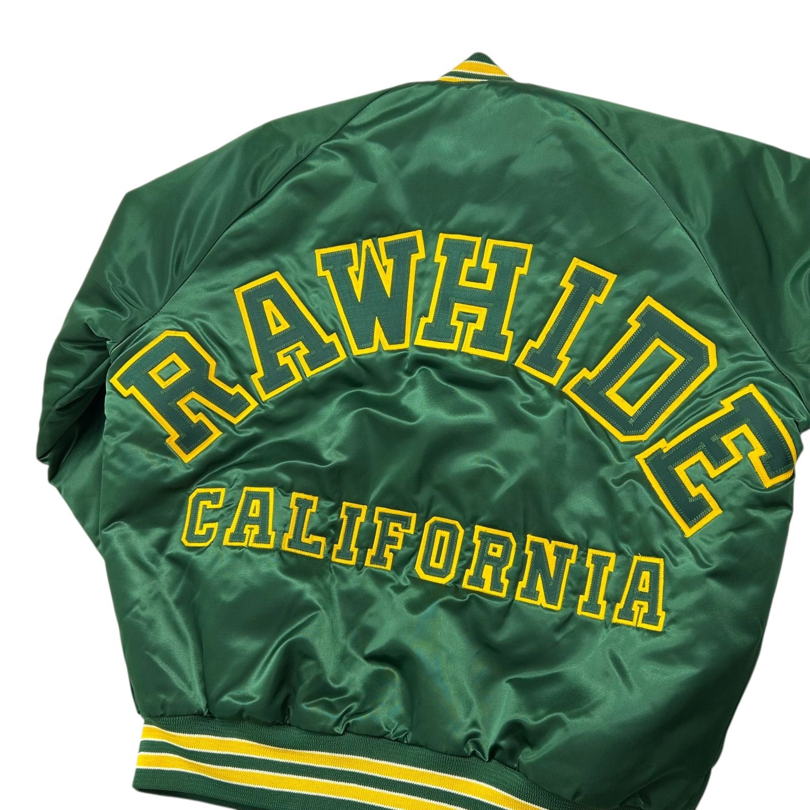 Chalk Line VTG 90s RAW HIDE CALIFORNIA SATIN JACKET SPELL OUT SIZE M Size US M / EU 48-50 / 2 - 3 Thumbnail