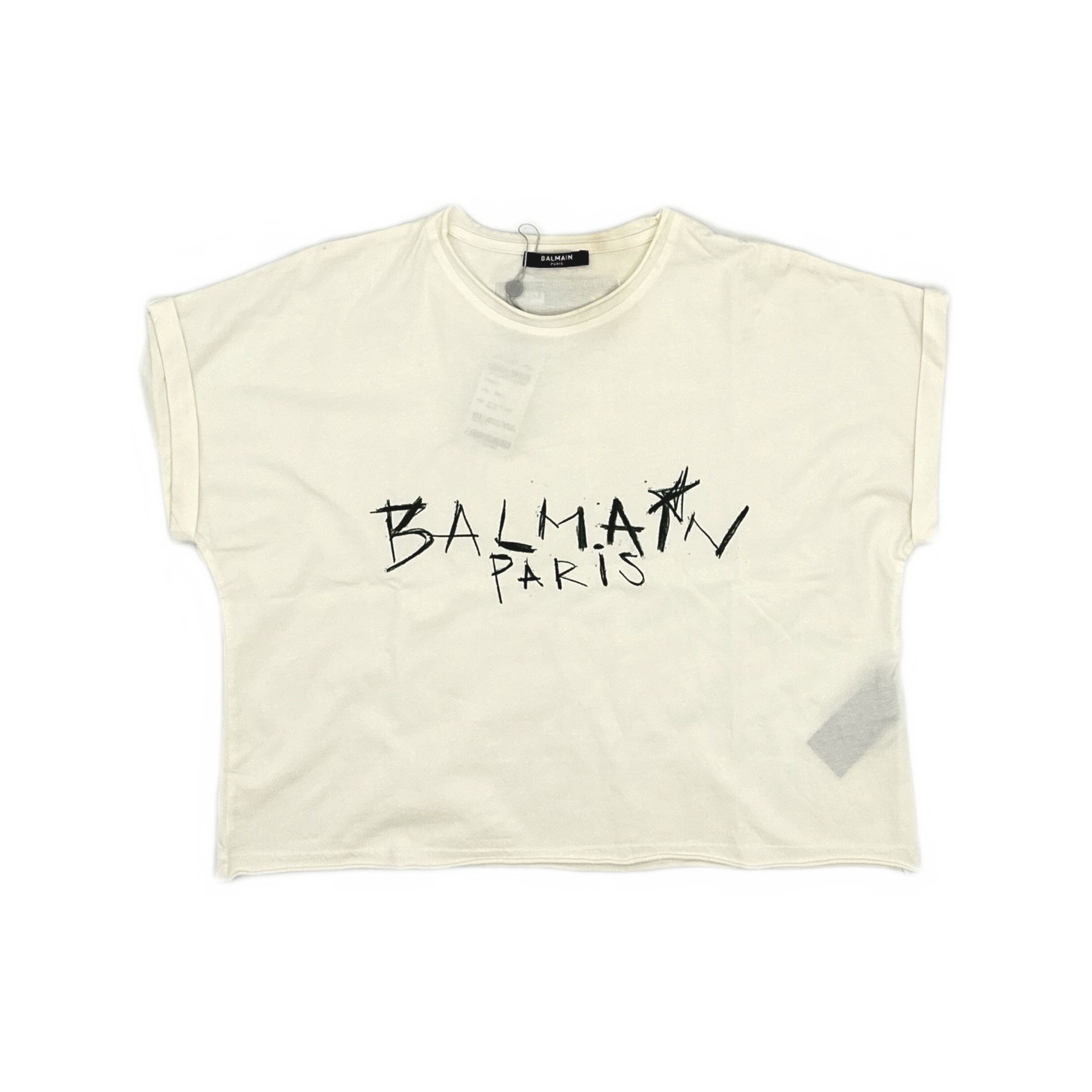 Balmain Balmain Logo Graphic T-Shirt Size S Size S / US 4 / IT 40 - 1 Thumbnail