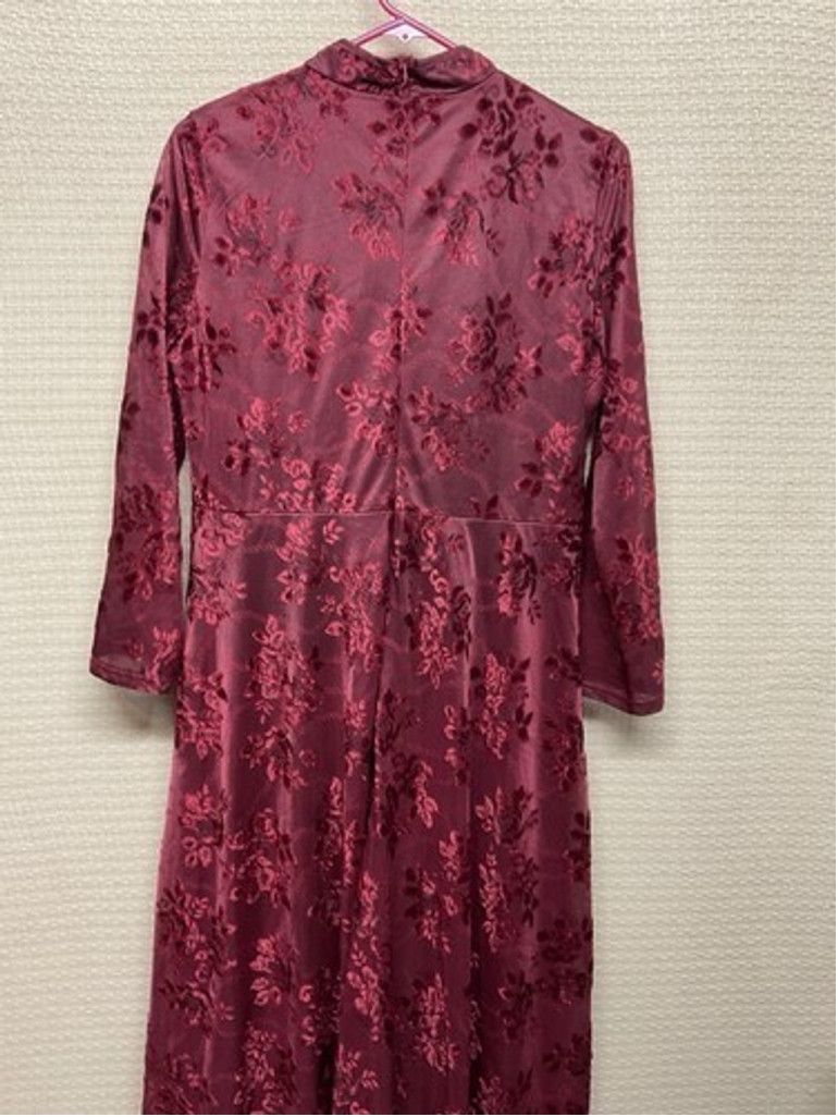 Other Dajia Velvet Chinese Qipao Cheongsam Midi Dress Women Size M Size M / US 6-8 / IT 42-44 - 8 Thumbnail