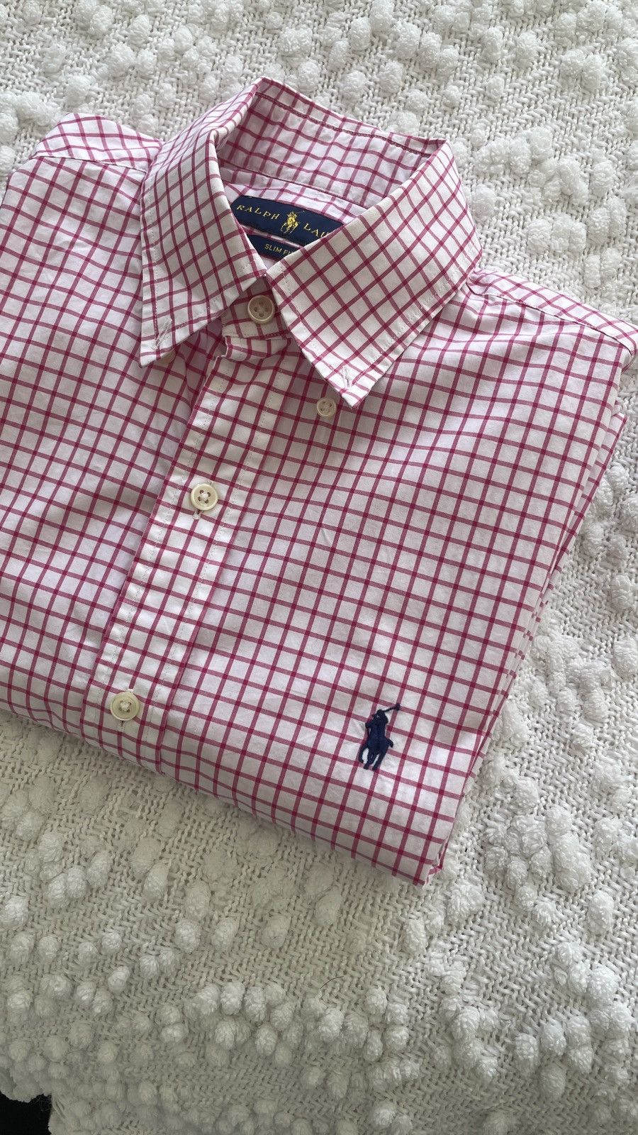 Ralph Lauren RALPH LAUREN RED SLIM-FIT SHIRT (XS) Size XS / US 0-2 / IT 36-38 - 3 Thumbnail