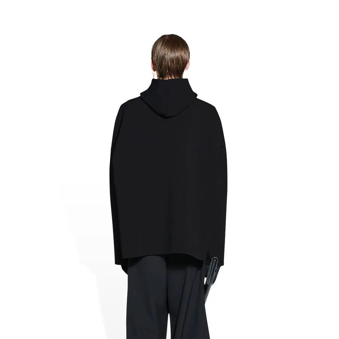 Balenciaga o1mt1gz0325 Hoodie in Black Size US XL / EU 56 / 4 - 4 Thumbnail