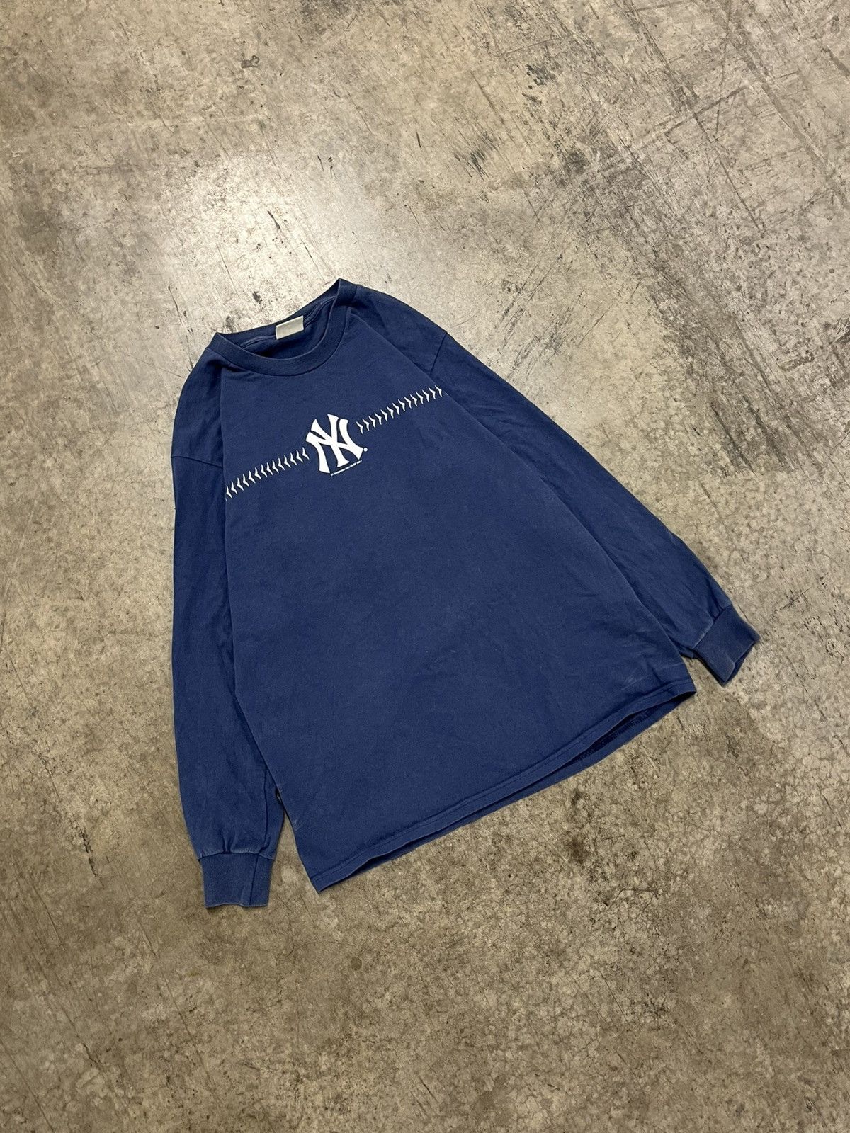 Vintage NY Yankees vintage Lee sport longsleeve shirt hype rare Size US XL / EU 56 / 4 - 3 Thumbnail