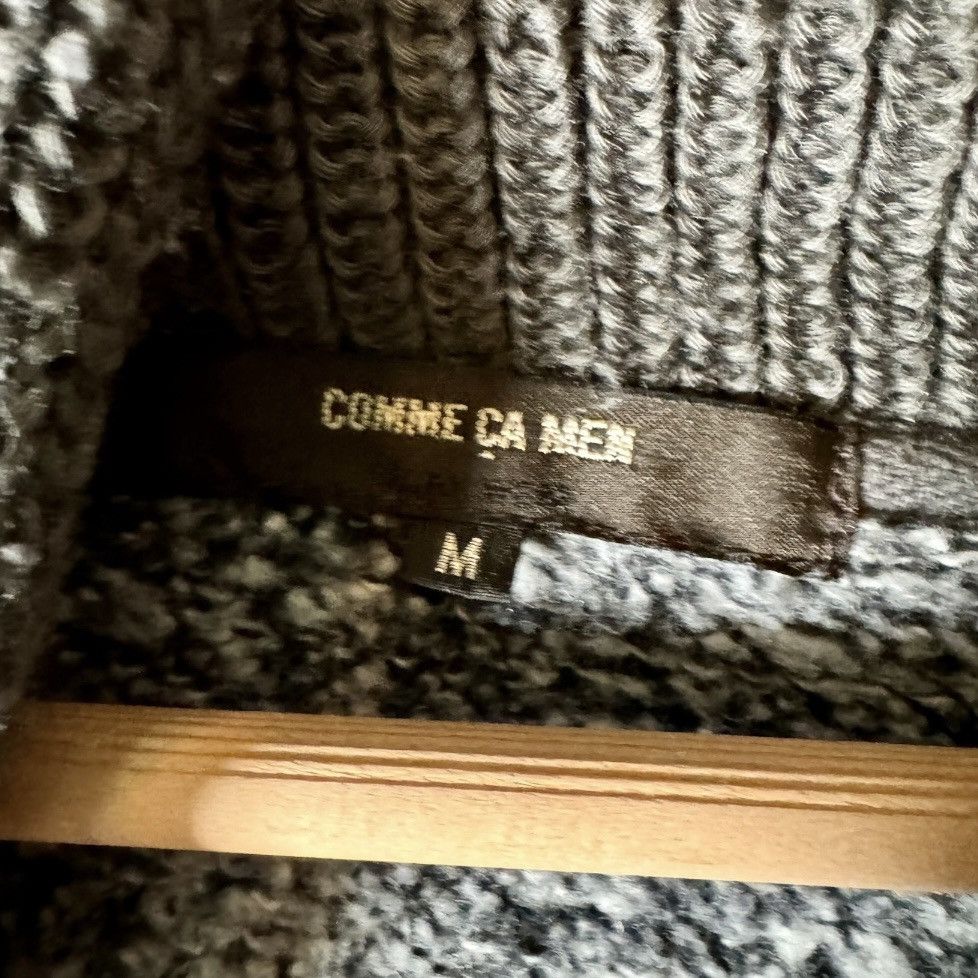 Comme Ca Ism Comme Ca Men Japan Cowl Neck Pullover Knit Sweater Gray M Size US M / EU 48-50 / 2 - 2 Thumbnail