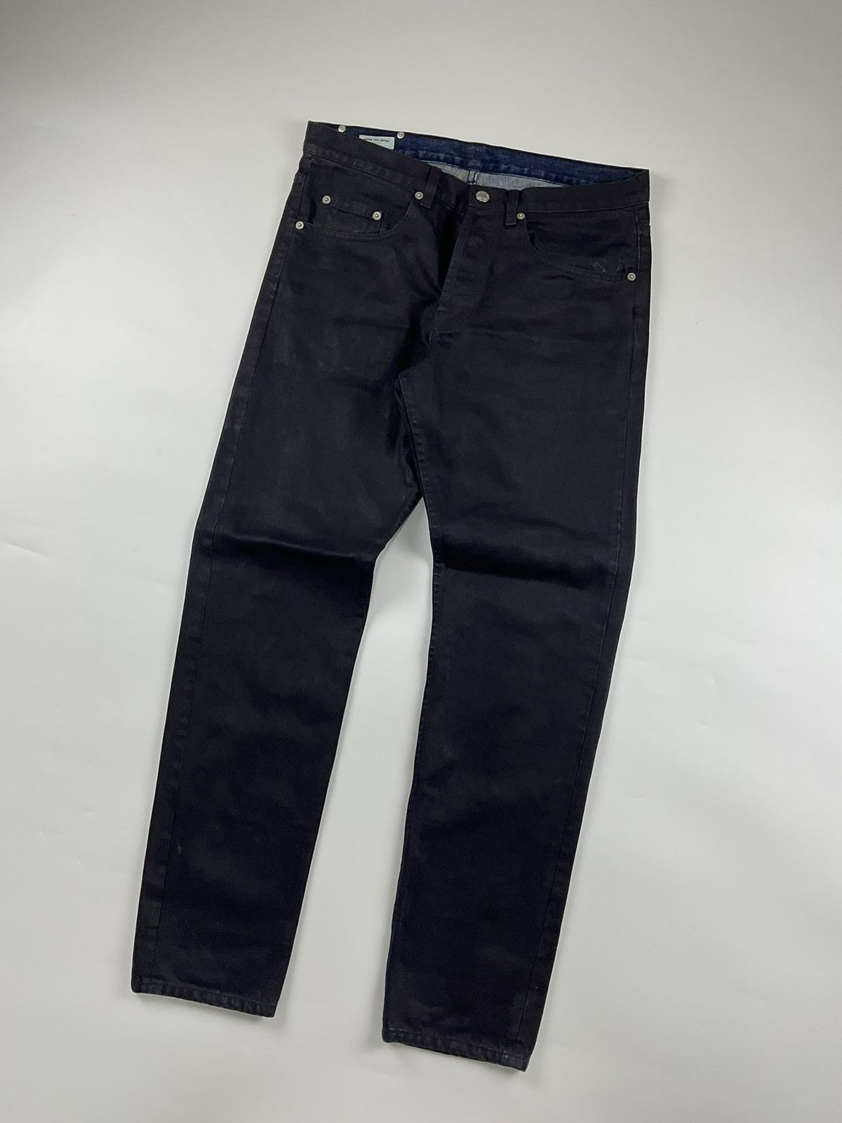 Dries Van Noten Dries Van Noten Waxed Denim Pants Size US 32 / EU 48 - 5 Thumbnail