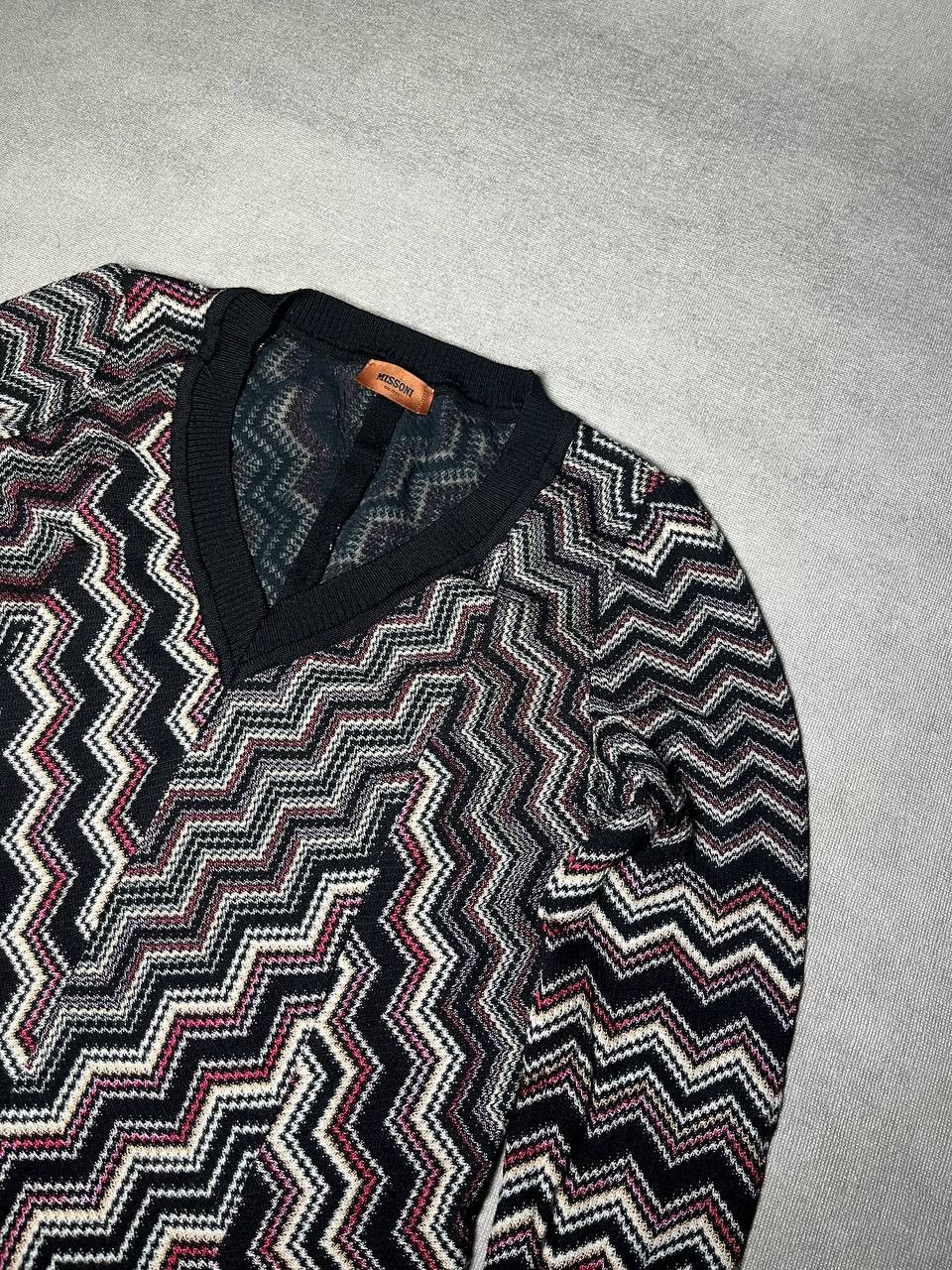 Missoni Missoni Women`s Geomertical Viscosa Knit Mini Dress 40 Size S / US 4 / IT 40 - 2 Thumbnail