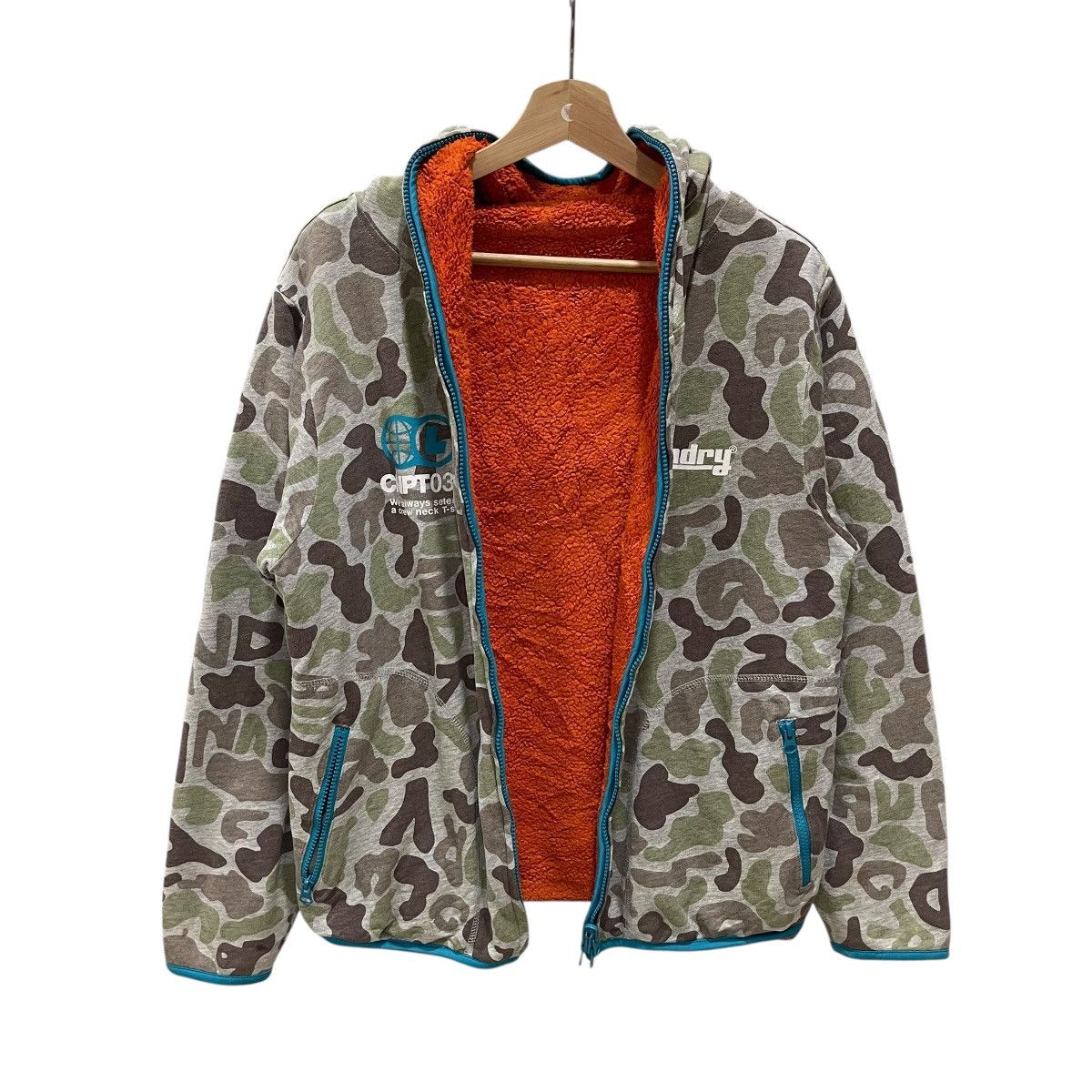 Japanese Brand Vintage Laundry Camouflage Full Zipper Hoodie Jacket Size US M / EU 48-50 / 2 - 9 Thumbnail