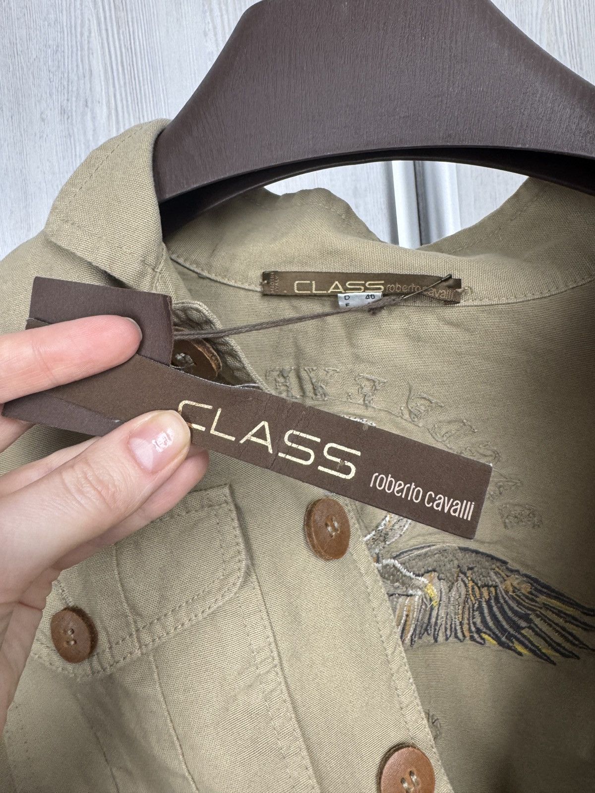 Cavalli Class Class Roberto Cavalli unisex multipocket jacket overshirt Size US M / EU 48-50 / 2 - 13 Thumbnail