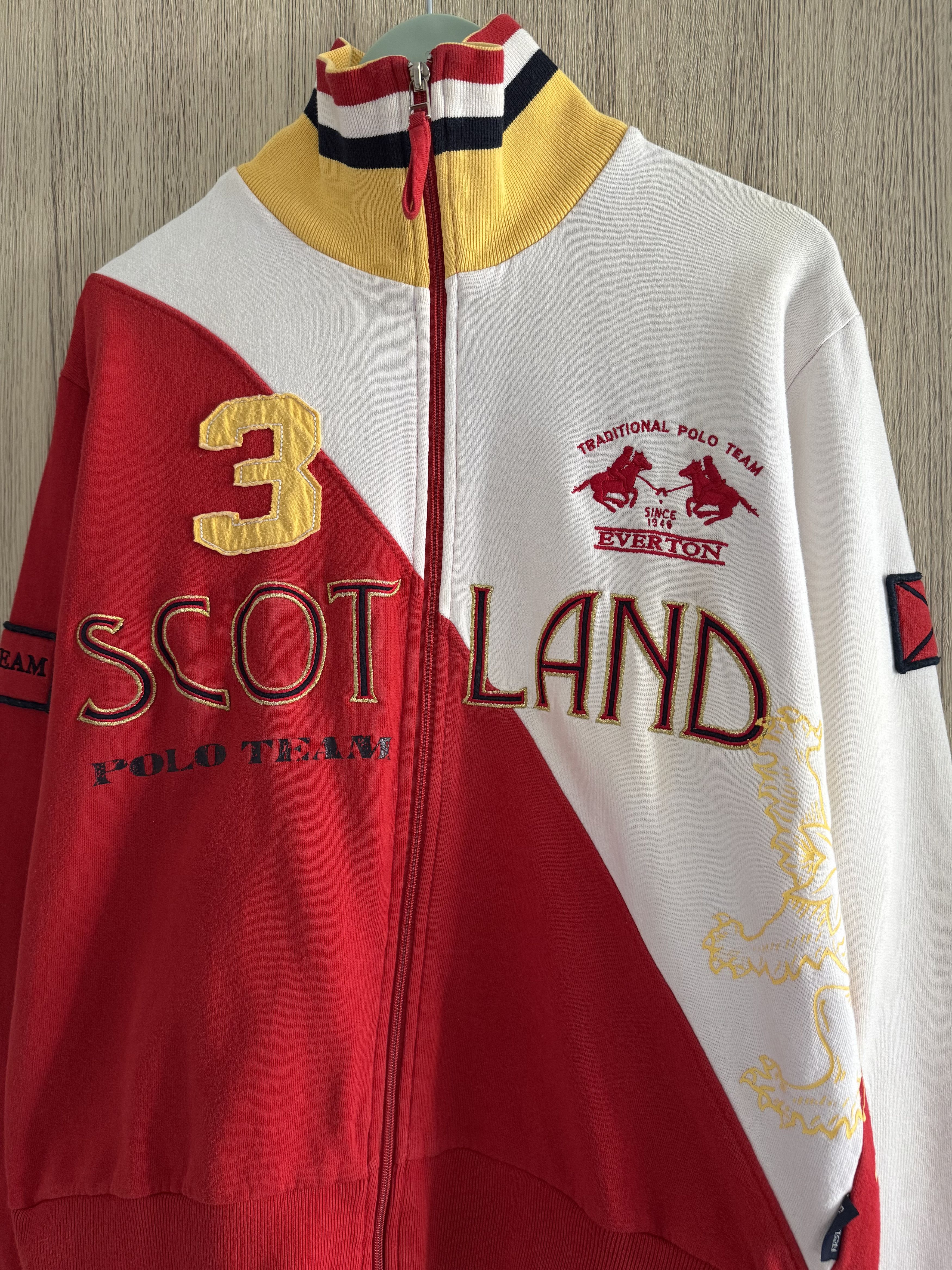 La Martina Vintage Scotland Everton Polo Team Zip Sweatshirt RRL style Size US M / EU 48-50 / 2 - 3 Thumbnail