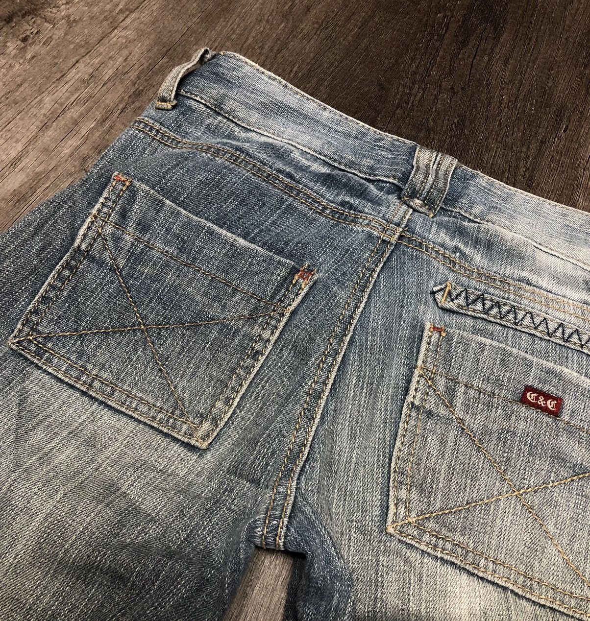 Japanese Brand × Vintage Japanese Brand Denim Bush Pant Design Size 28" / US 6 / IT 42 - 24 Thumbnail