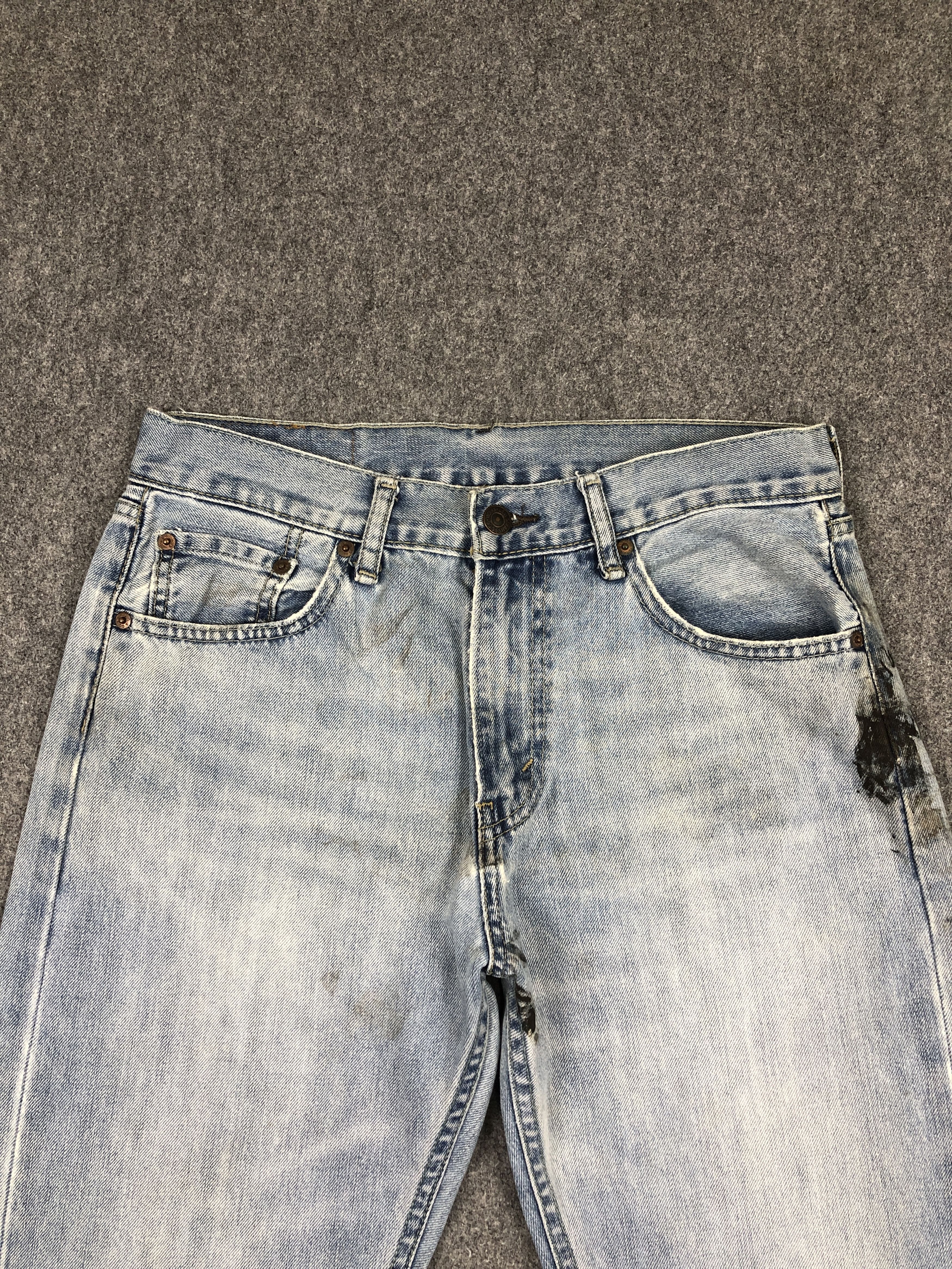 Levi's Faded Blue Vintage Levis 505 Jeans DP2359 Size US 29 - 2 Thumbnail