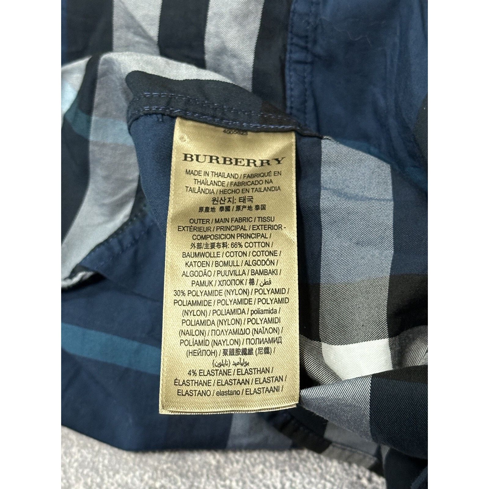 Burberry Burberry Blue Nova Check Men’s Shirt XS Size OldMoney Style Size US XS / EU 42 / 0 - 9 Thumbnail