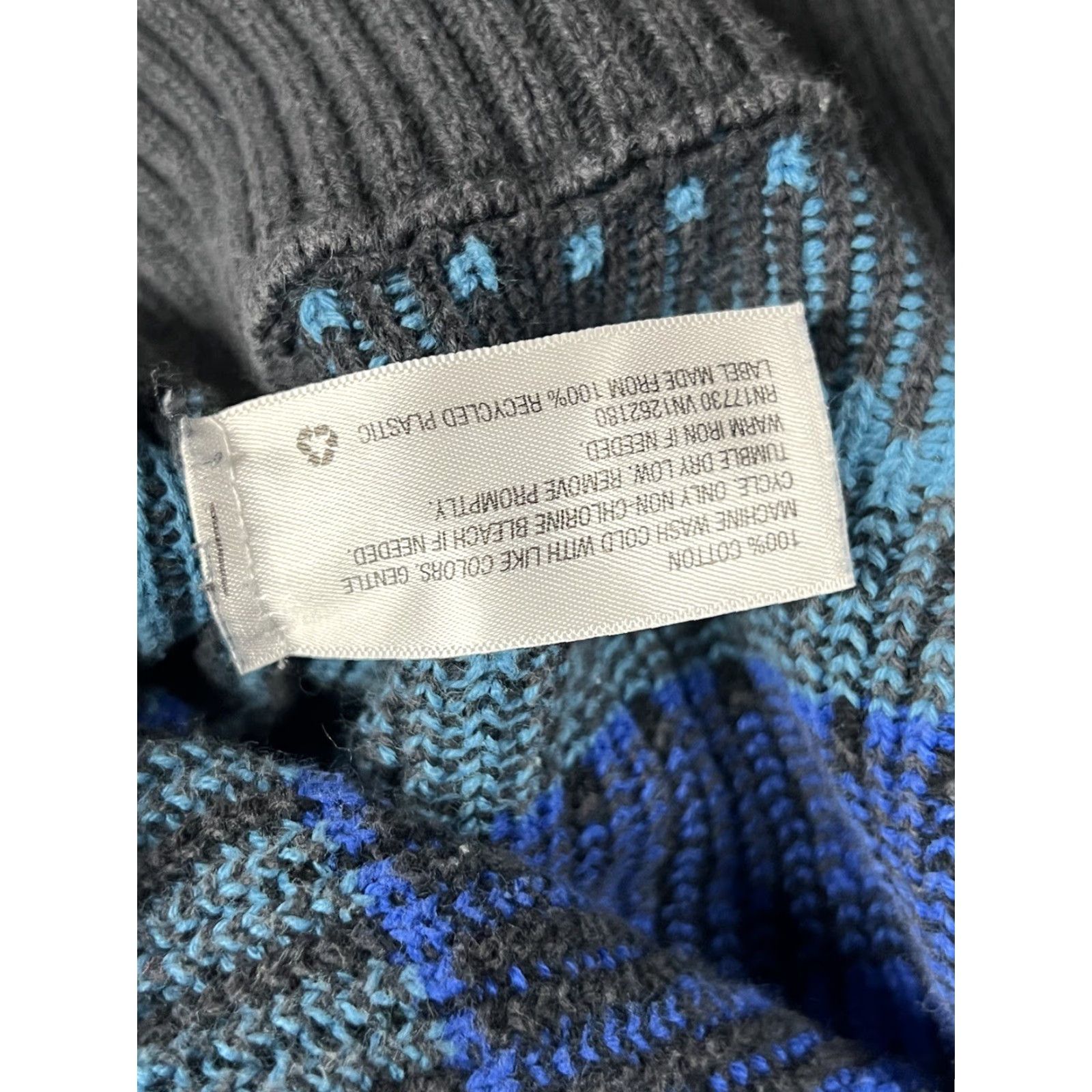 Mossimo Mossimo Crewneck Sweater Men’s S Multicolor Geometric 100% Cotton Crew Neck Long Sleeve Pullover Casual Fall Winter Spring Regular fit Breathing Size US S / EU 44-46 / 1 - 5 Thumbnail