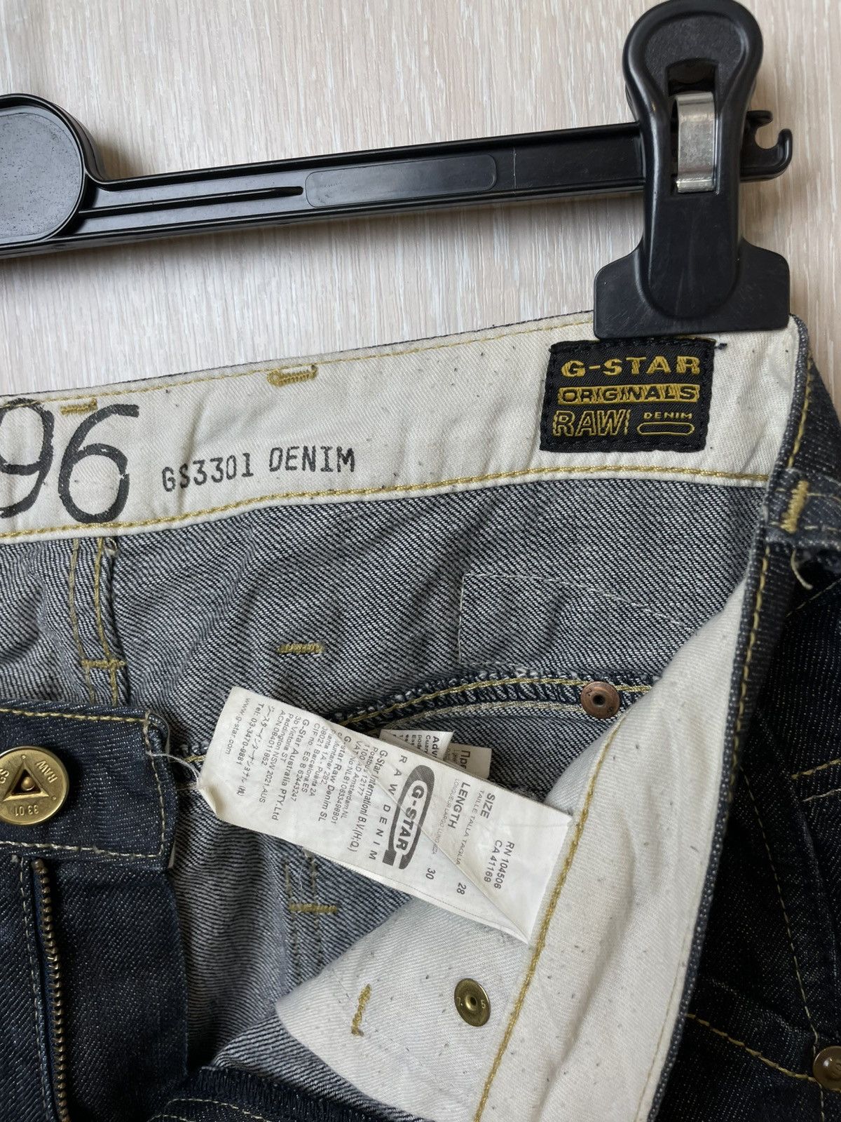 G-Star Vintage G star Raw GS3301 Denim 28x30 Size 28" / US 6 / IT 42 - 8 Thumbnail