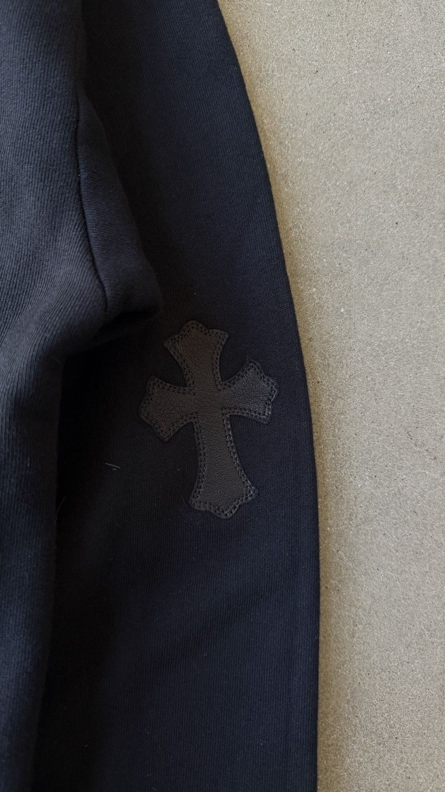 Chrome Hearts RARE!Chrome Hearts Cross Patch Quarter Zip Sweatshirt Size US M / EU 48-50 / 2 - 5 Thumbnail
