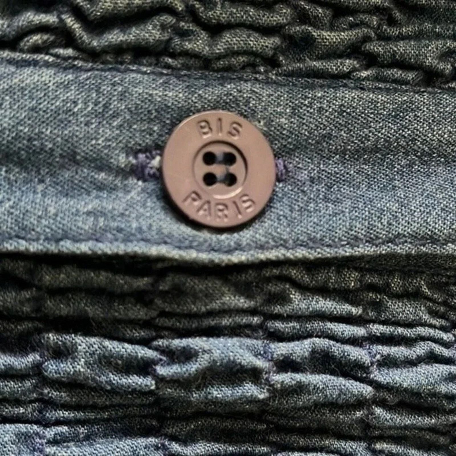 The Unbranded Brand Vintage Gene Ewing BIS wrinkled vintage denim jacket, sz 12 Size XL / US 12-14 / IT 48-50 - 6 Thumbnail