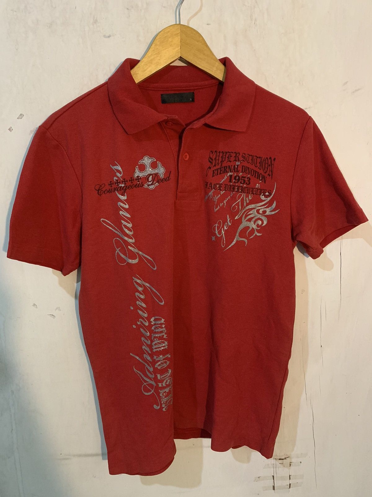 KMRii × Le Grande Bleu (L.G.B.) × Yasuyuki Ishii Japanese poem tribal Y2K styel Size US L / EU 52-54 / 3 - 2 Thumbnail