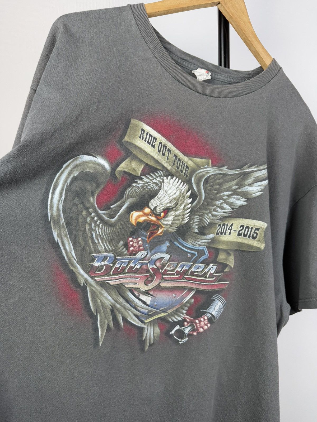 Band Tees × Vintage Bob Seger & The Silver Bullet Band Final Tour Vintage Tshirt Size US XXL / EU 58 / 5 - 4 Thumbnail