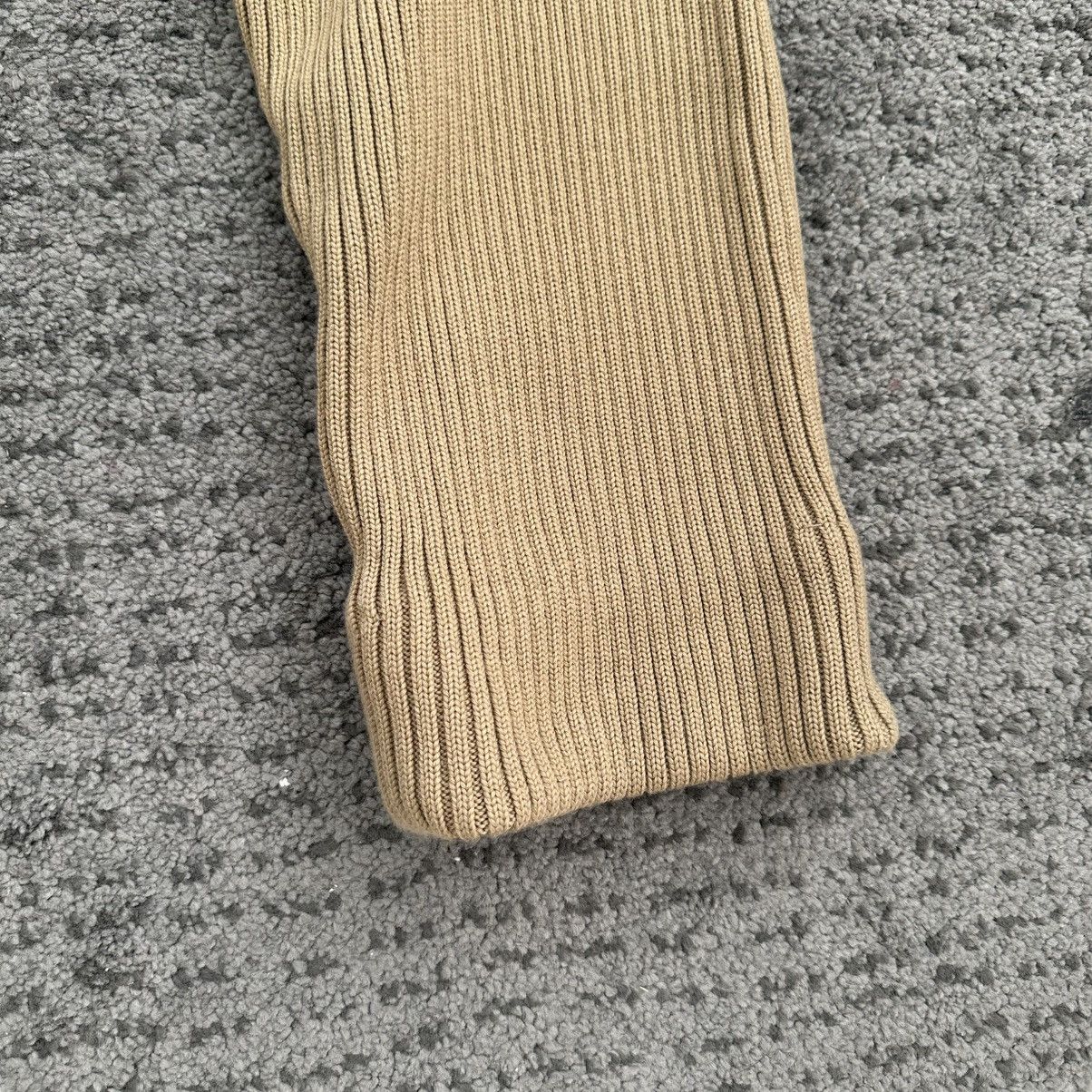 AMI Ami Paris Camel Merino wool straight knit pants Size US 28 / EU 44 - 4 Thumbnail