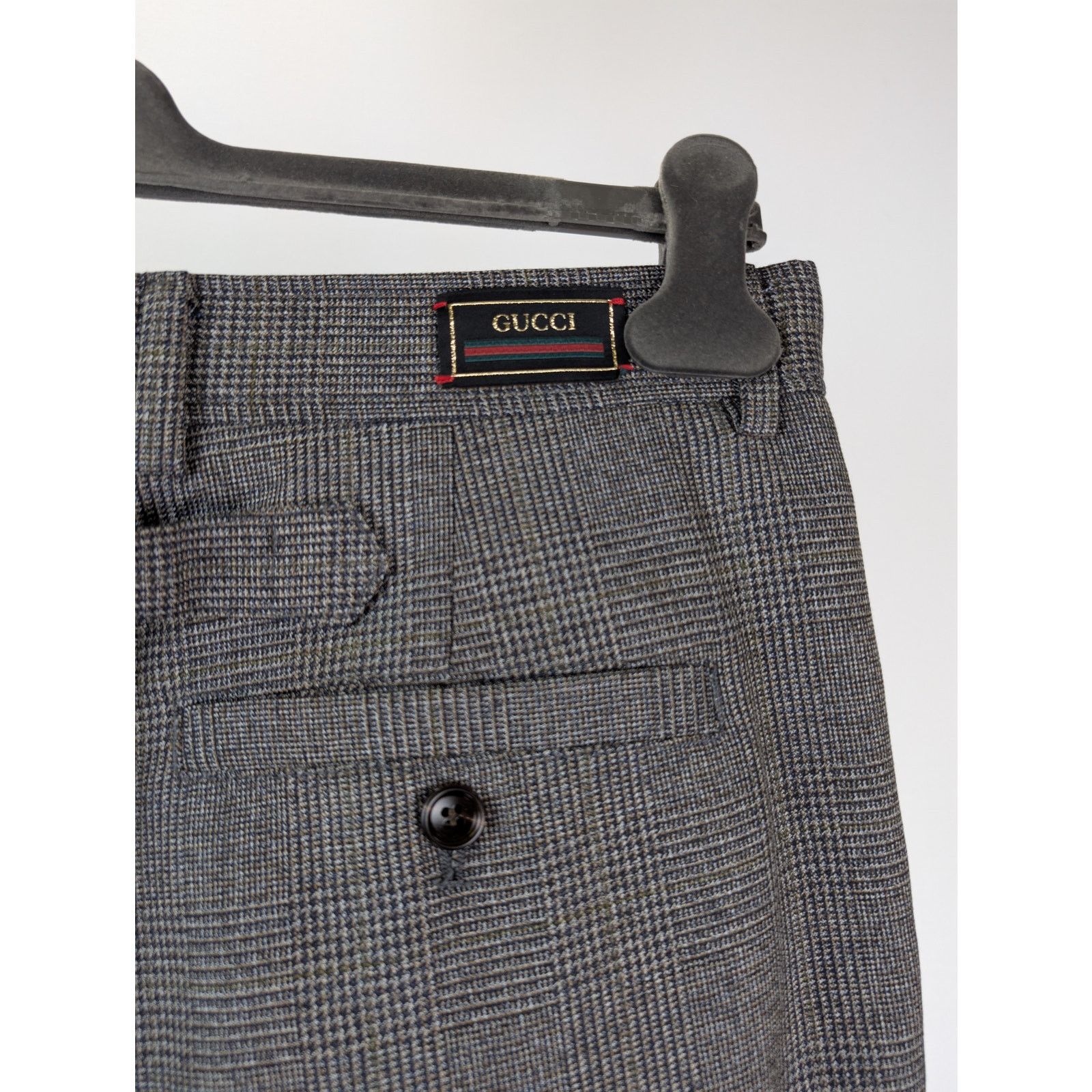 Gucci o1rshd1 Vintage Mouline Galles Pant in Black/Brown Size US 34 / EU 50 - 9 Thumbnail