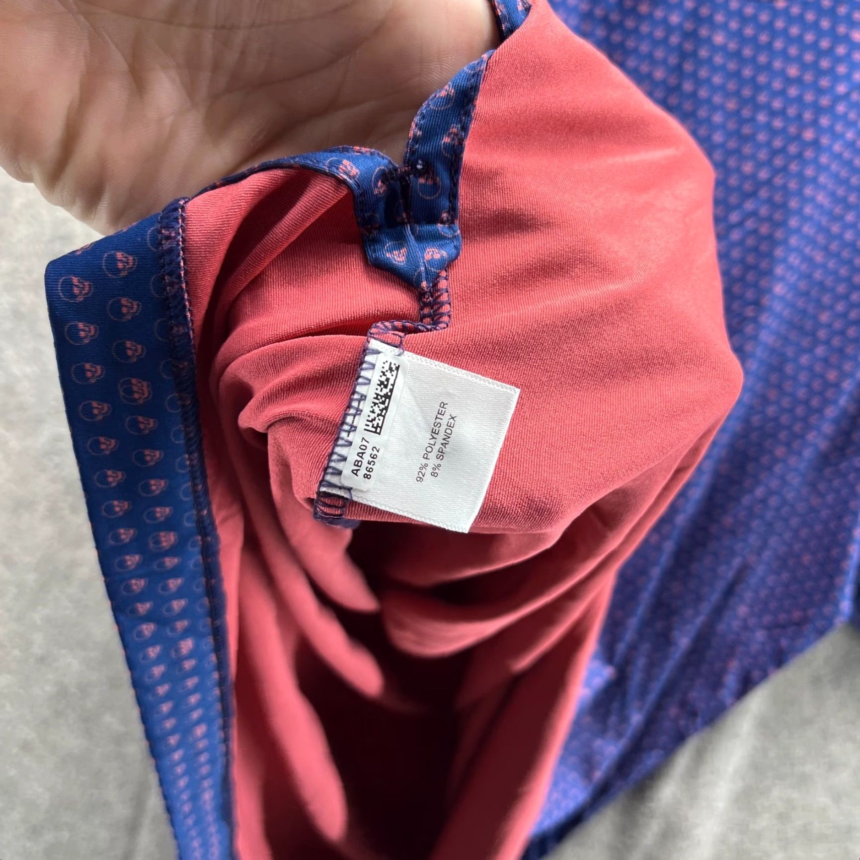 Peter Millar Peter Millar Polo Shirt Mens XL Blue Skull AOP Summer Comfort Performance Jersey Size US XL / EU 56 / 4 - 6 Thumbnail