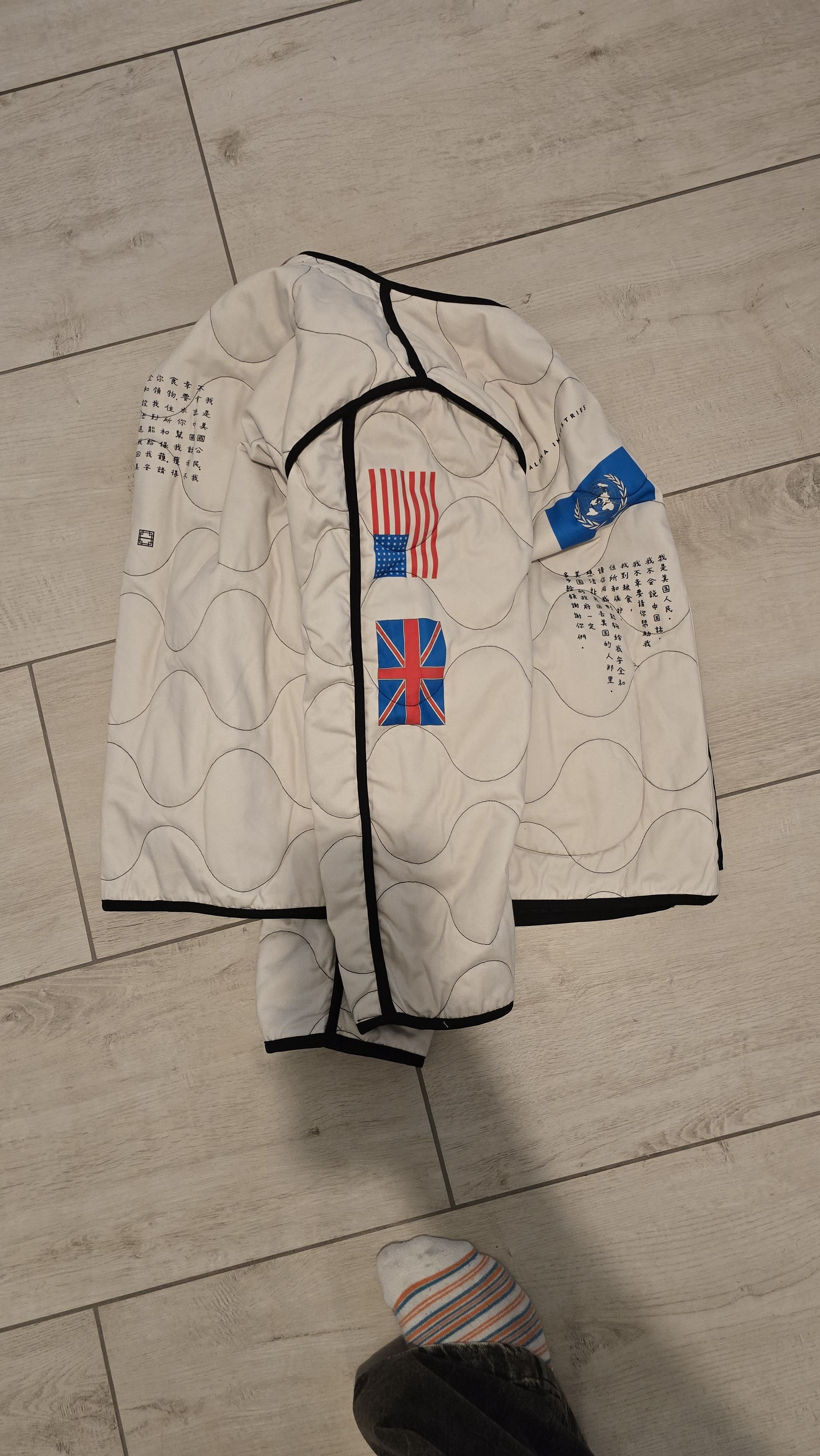 Alpha Industries × IISE IISE X ALPHA BLOOD CHIT LINER Size US L / EU 52-54 / 3 - 3 Thumbnail