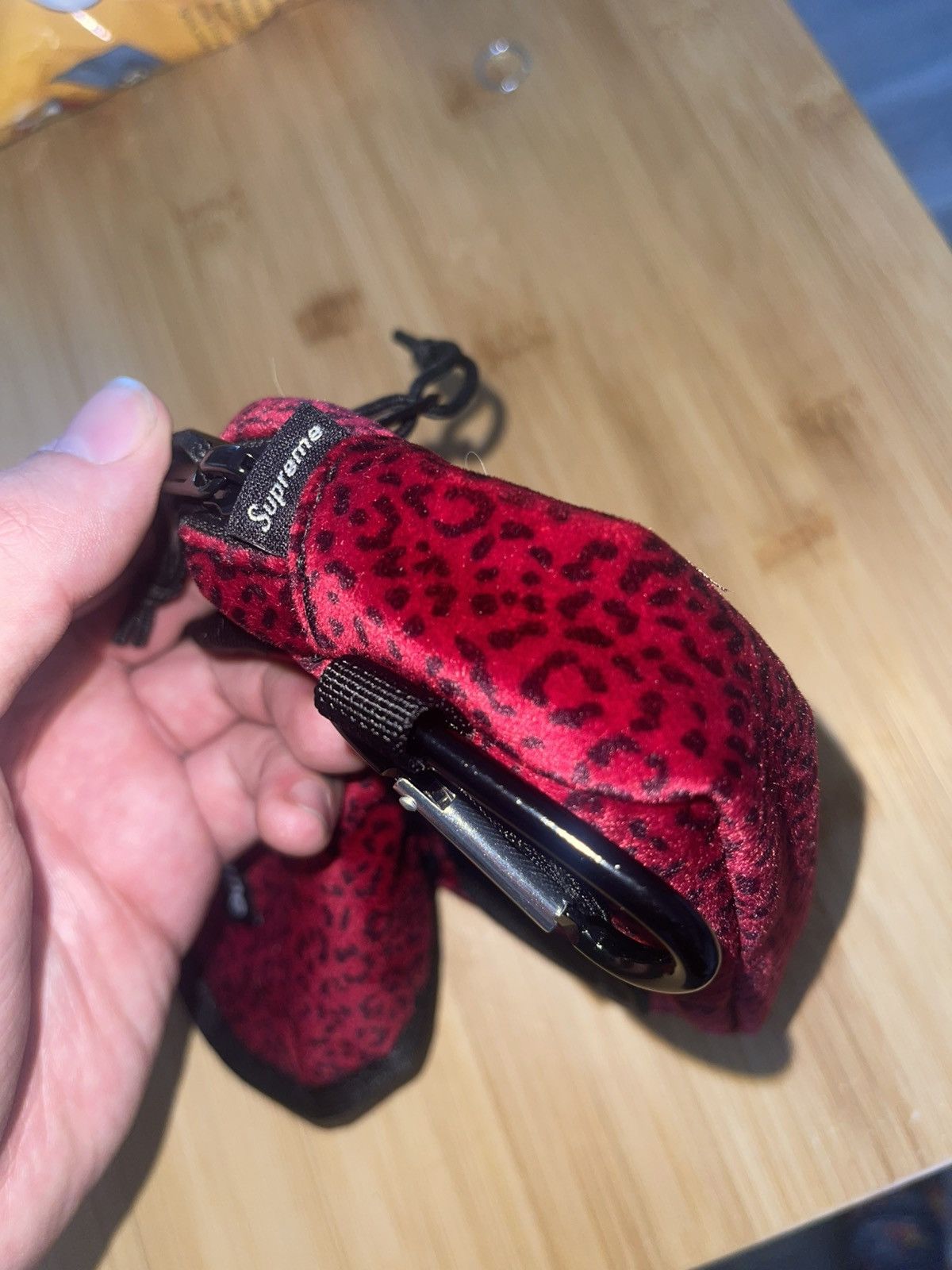 Supreme Supreme Red Leopard Pouch Bag Size ONE SIZE - 4 Thumbnail