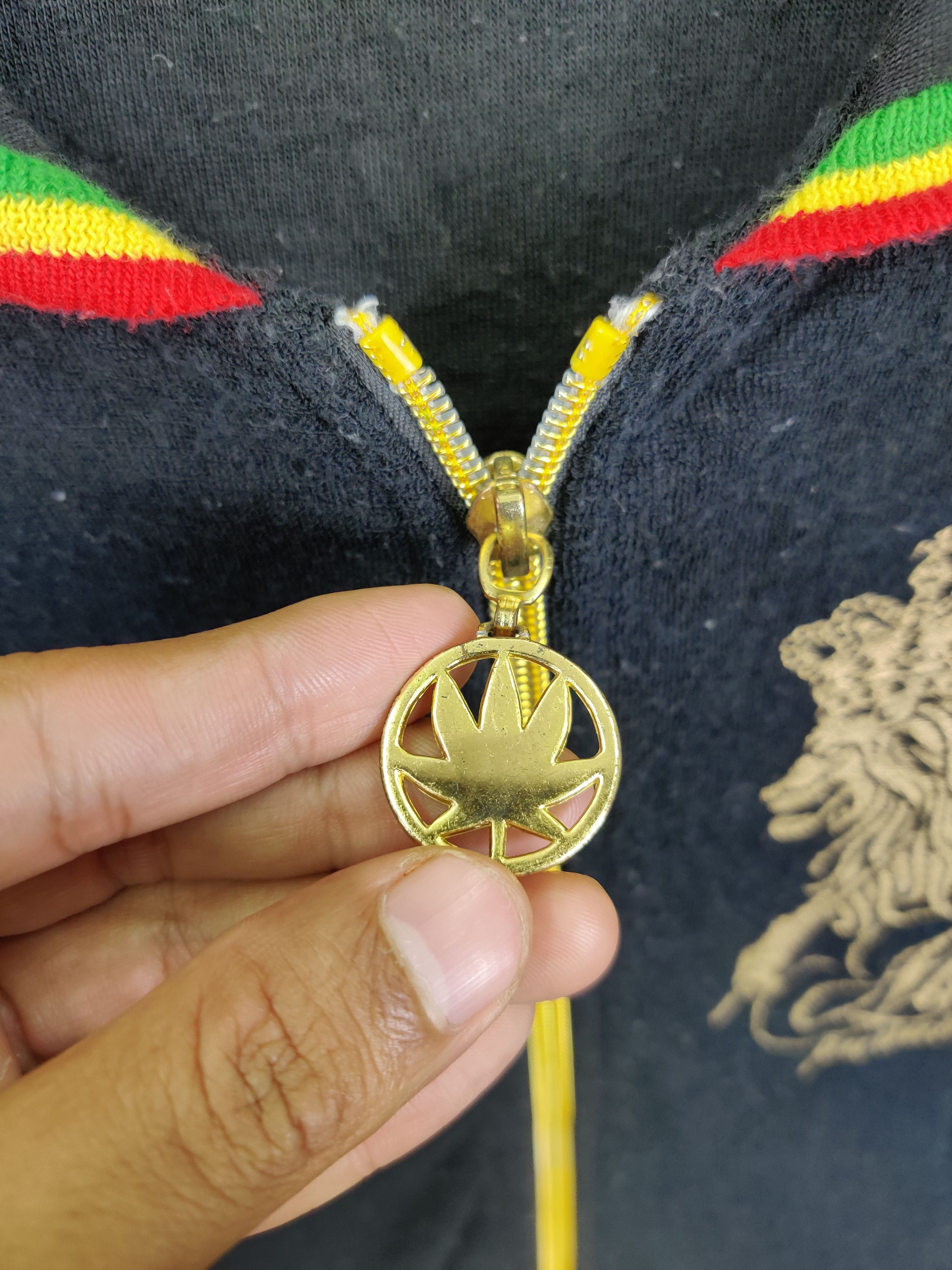 Bob Marley Bulk Marijuana Rasta/Dia Star Jamaica Fleece Jacket Size US L / EU 52-54 / 3 - 18 Thumbnail