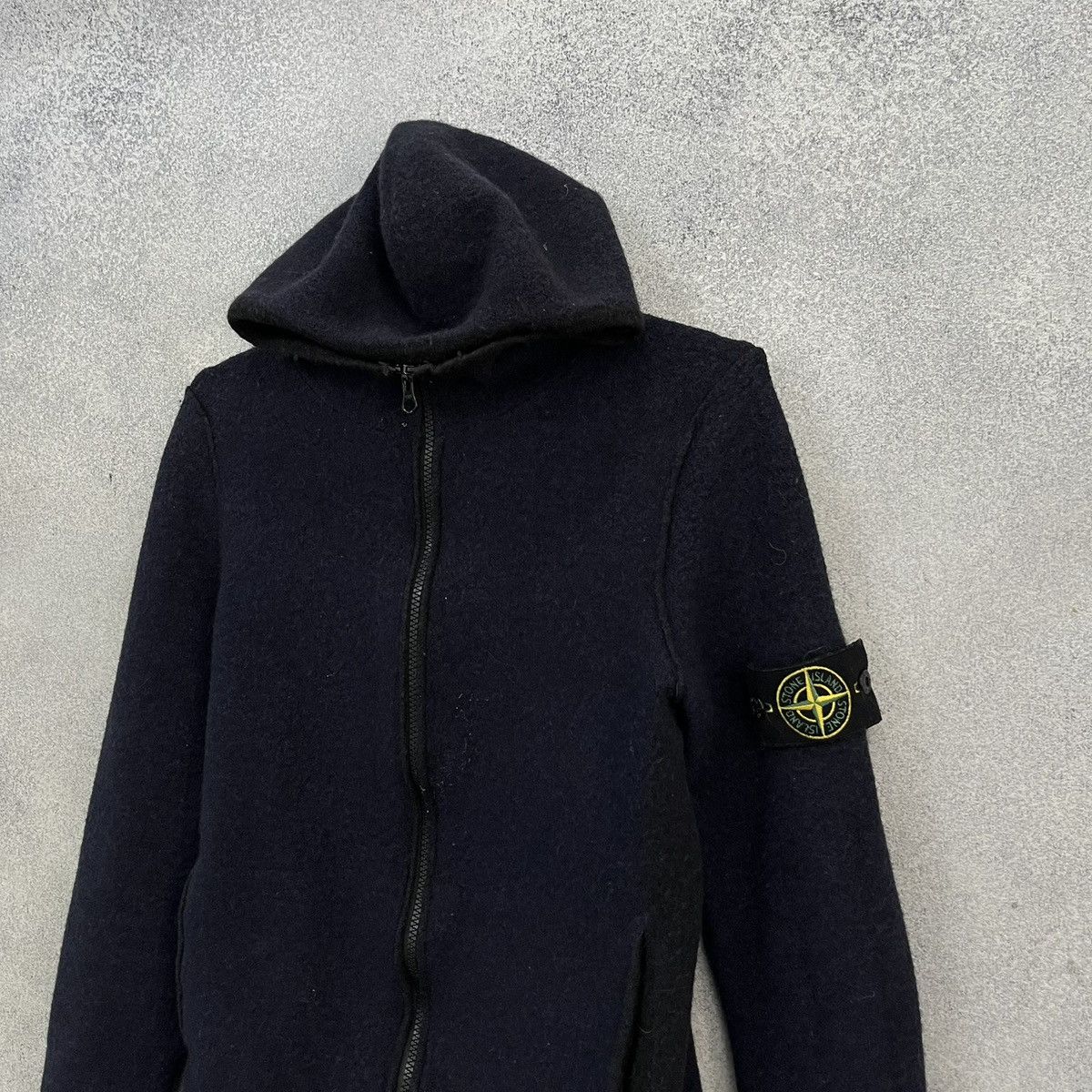 Stone Island Vintage Stone Island Zip Hoodie Jacket Wool Size US XS / EU 42 / 0 - 2 Thumbnail