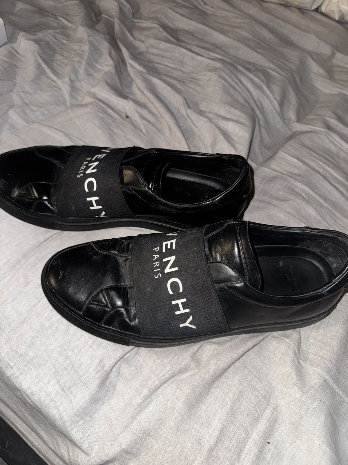 Givenchy Givenchy Urban Street Elastic Logo Sneakers – Black (US 10) Size US 10 / EU 43 - 4 Thumbnail
