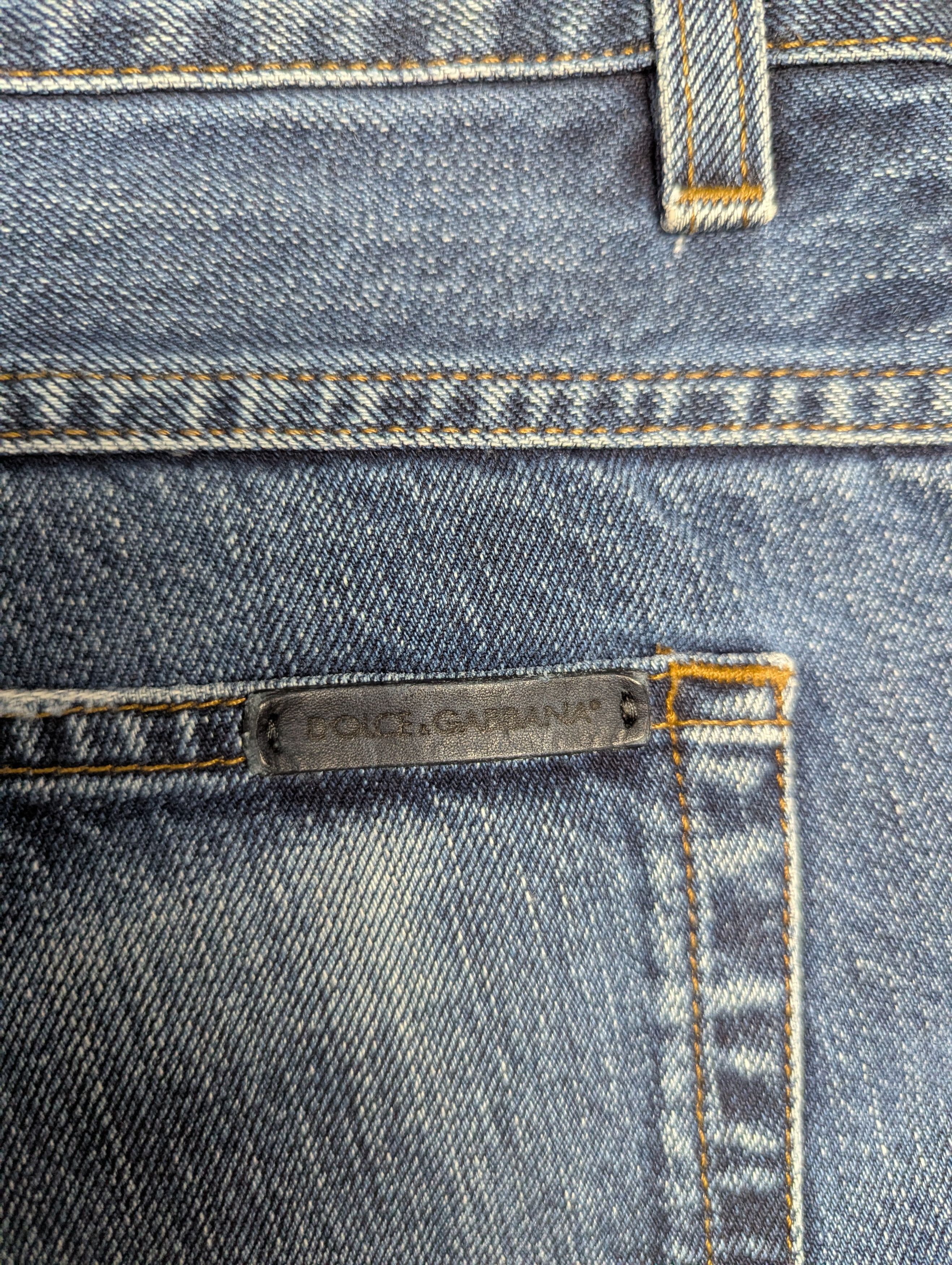 Dolce & Gabbana × Vintage Vintage Dolce & Gabbana Luxury Denim Jeans Size US 36 / EU 52 - 10 Thumbnail