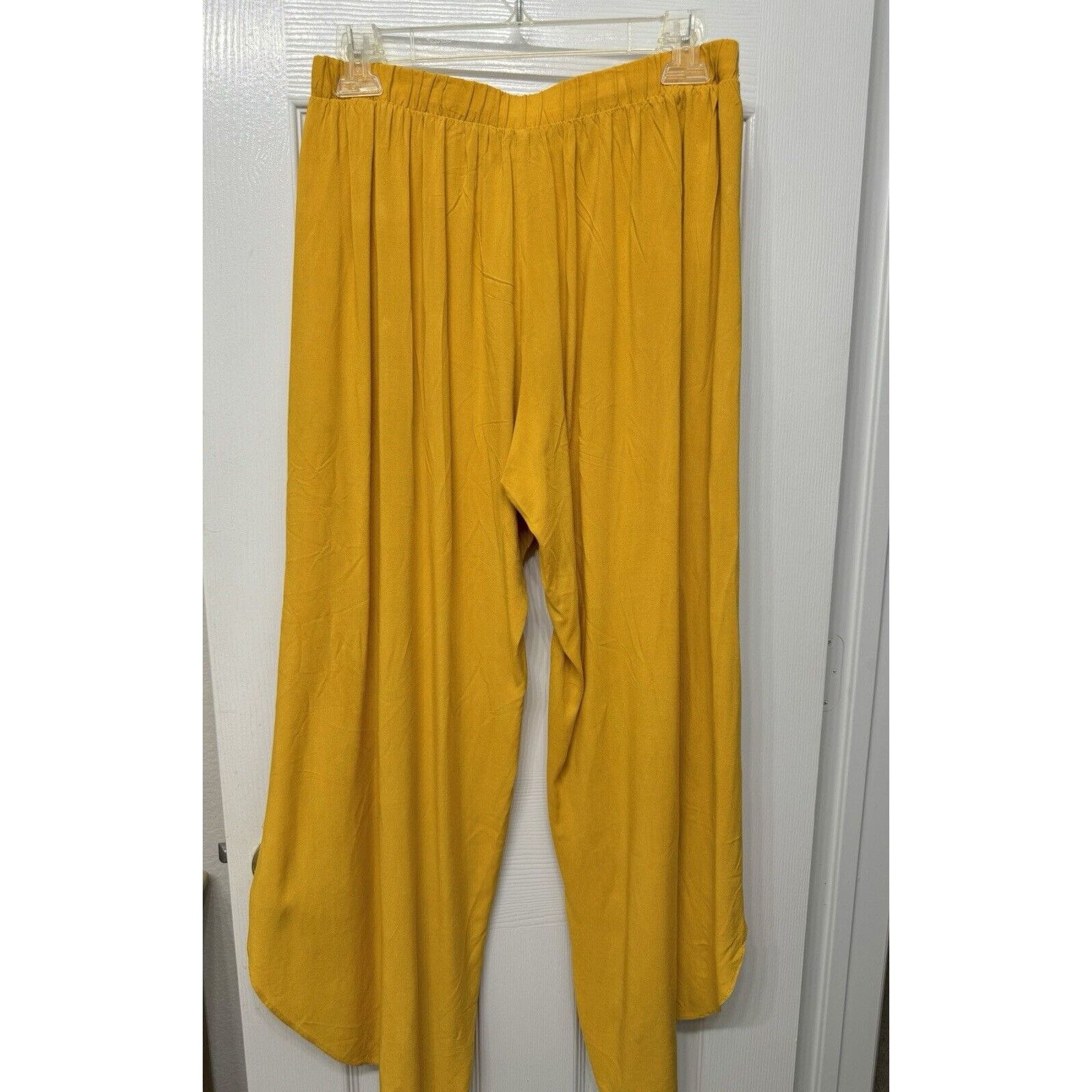 Drew DREW Whitney Wrapped, Split Leg Harem Pants in Yellow - Med Size 30" / US 8 / IT 44 - 5 Thumbnail