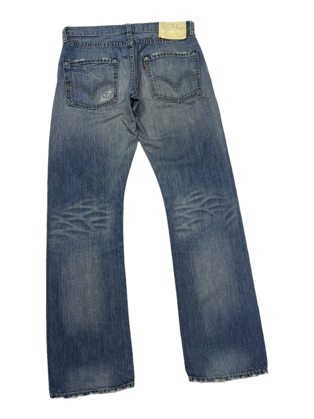 If Six Was Nine 🔥Levi’s 507 Distressed Patchwork Denim Jeans Size US 32 / EU 48 - 4 Thumbnail