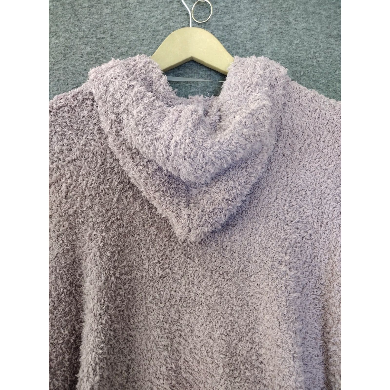 Vintage Wild Fable Women's Mauve Zip Up Hooded Sherpa Jacket Long Sleeve Size L Size L / US 10 / IT 46 - 4 Thumbnail