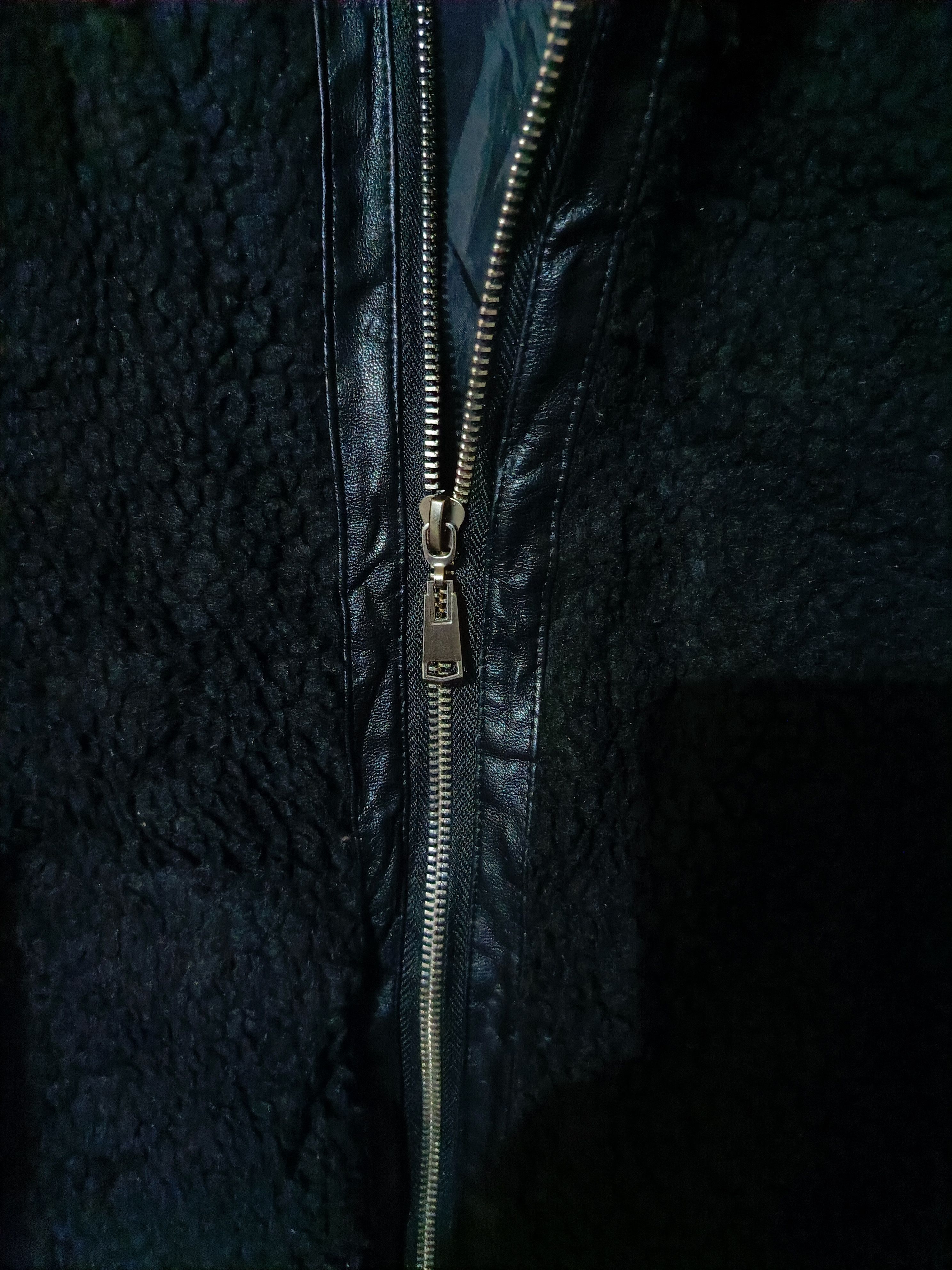 14th Addiction Emoda🇯🇵 High collar Fleece Zippers Jacket leather Lining Size US L / EU 52-54 / 3 - 6 Thumbnail