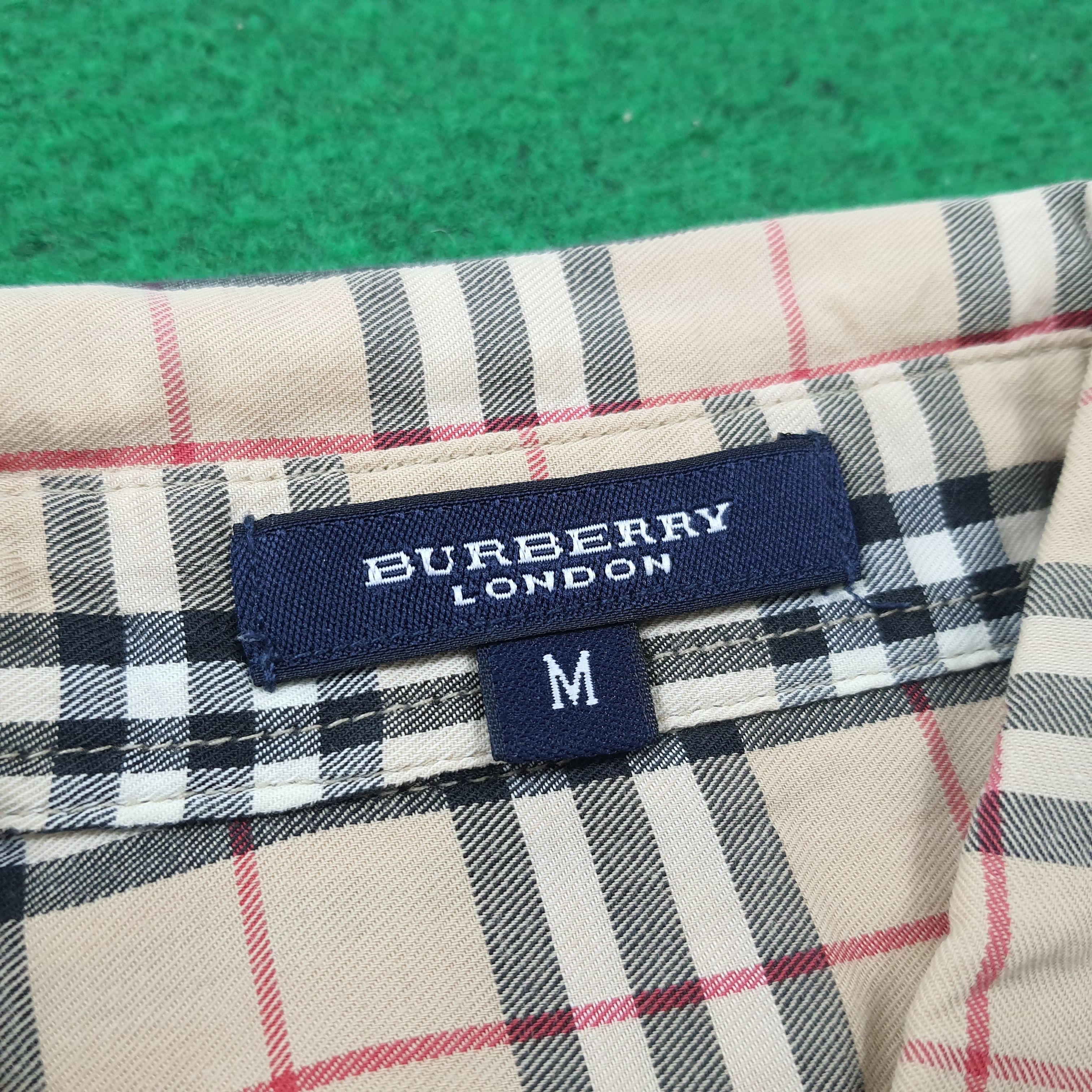 Burberry × Vintage Vintage Burberry Nova Check Designer Button Up Shirt C196N64 Size XS / US 0-2 / IT 36-38 - 4 Thumbnail